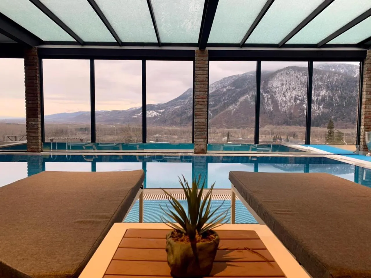 Winter in Mtserlebi Resort