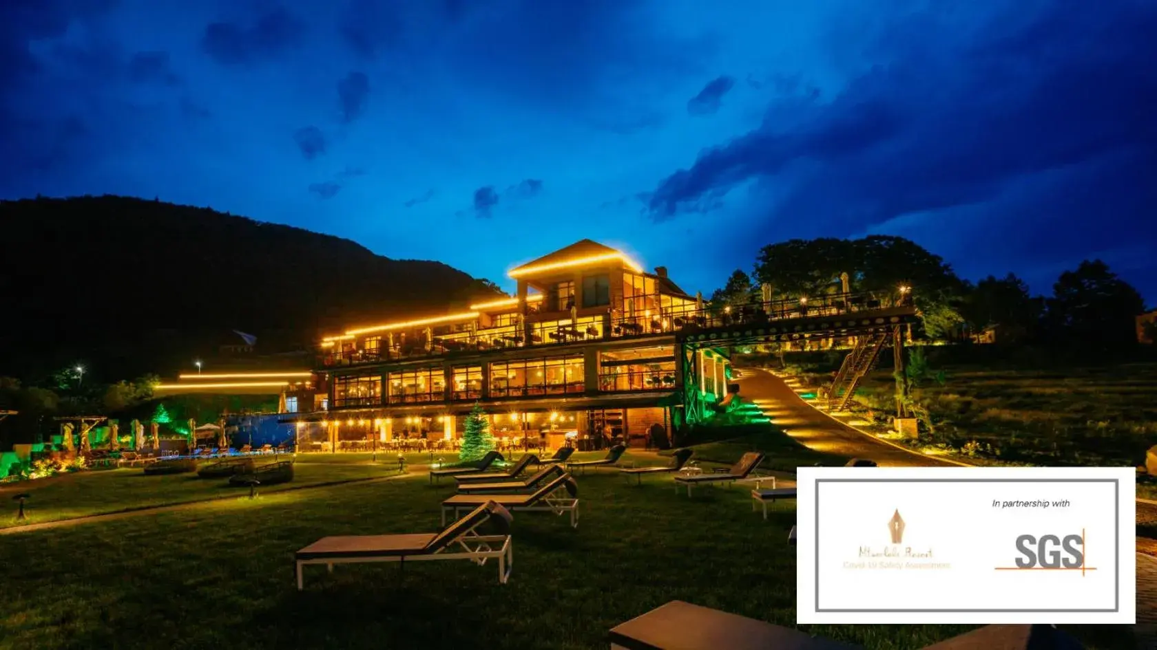 Property building in Mtserlebi Resort Property building in Mtserlebi Resort