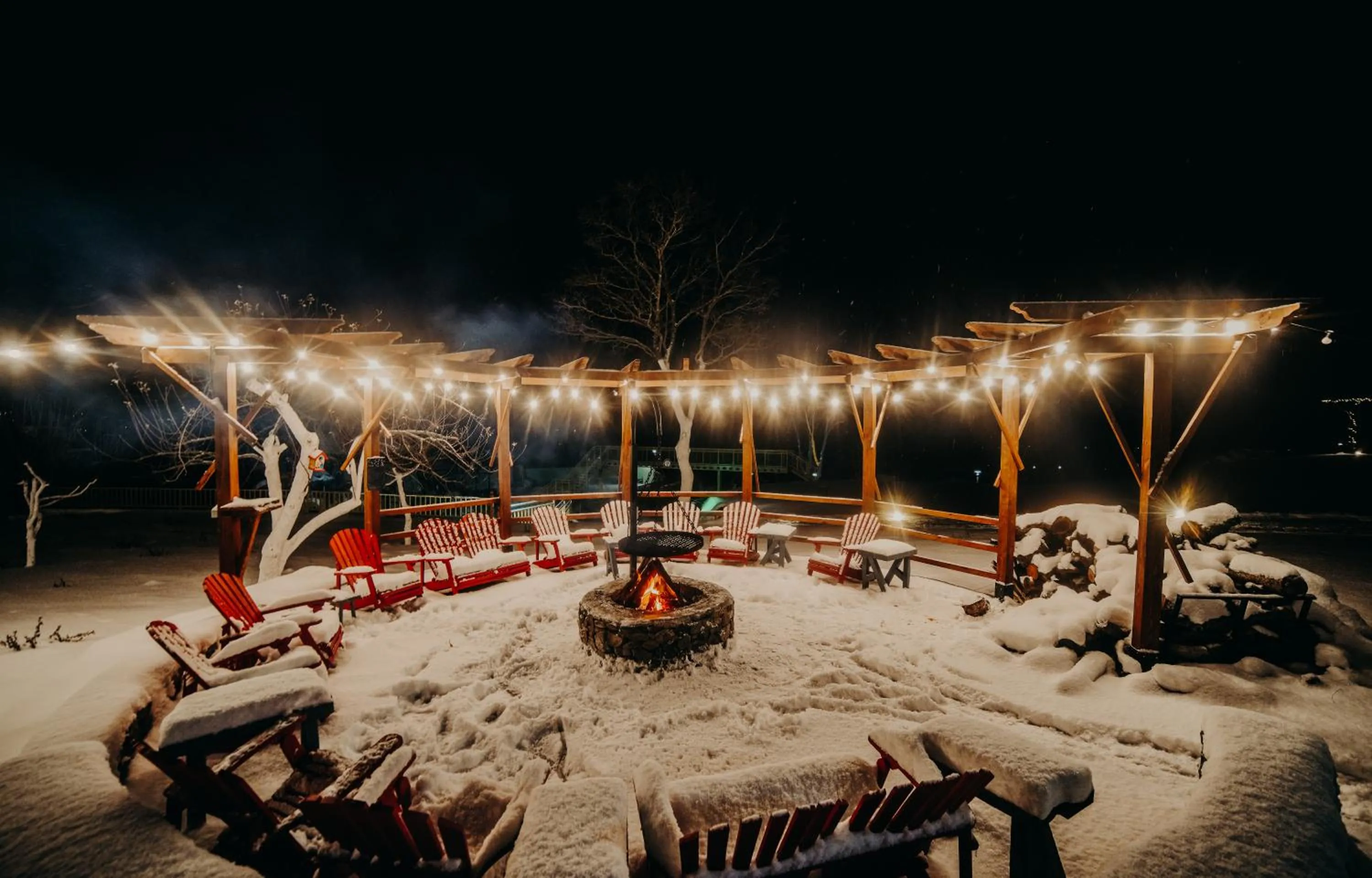 Winter in Mtserlebi Resort