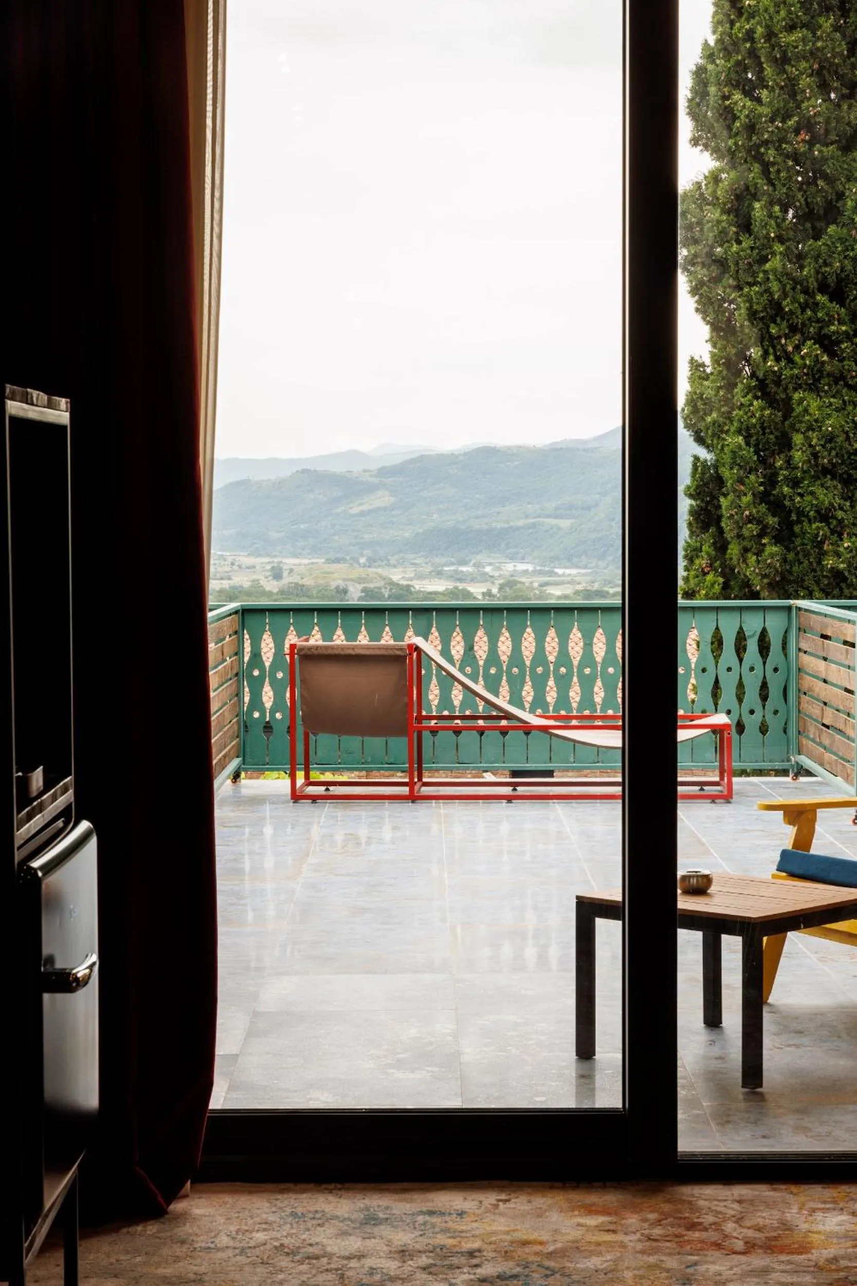 Balcony/Terrace in Mtserlebi Resort
