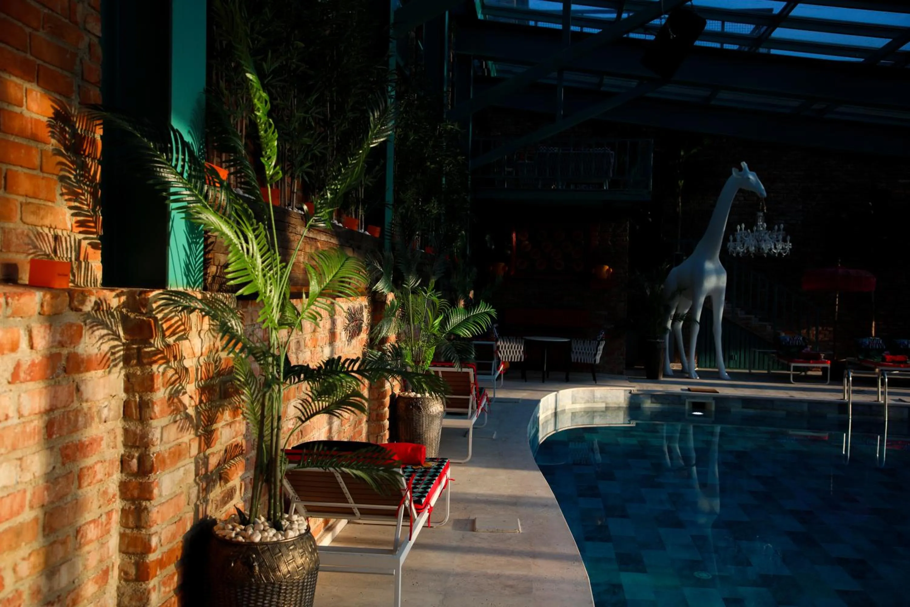 Swimming pool in Mtserlebi Resort