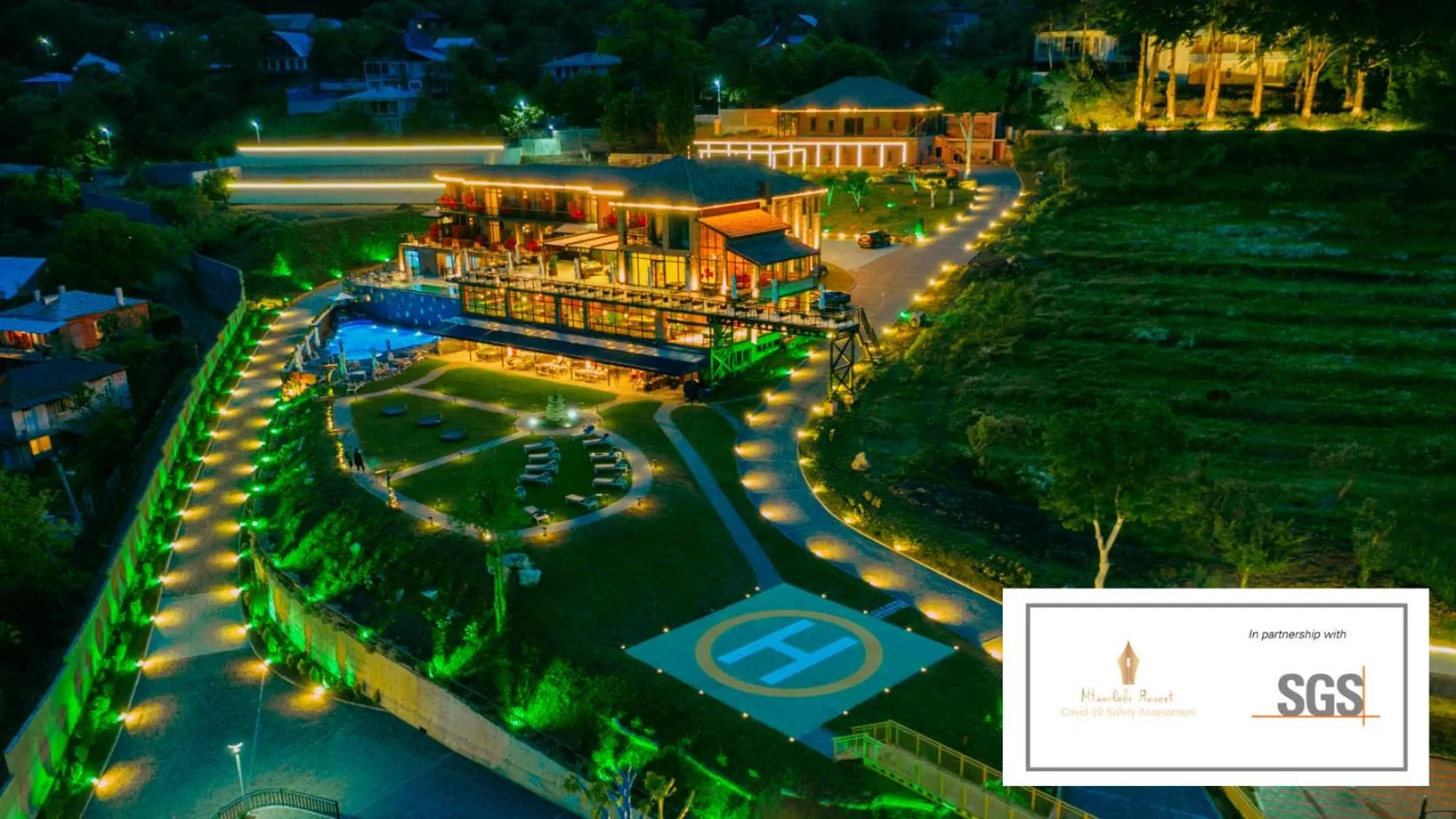 Property building in Mtserlebi Resort