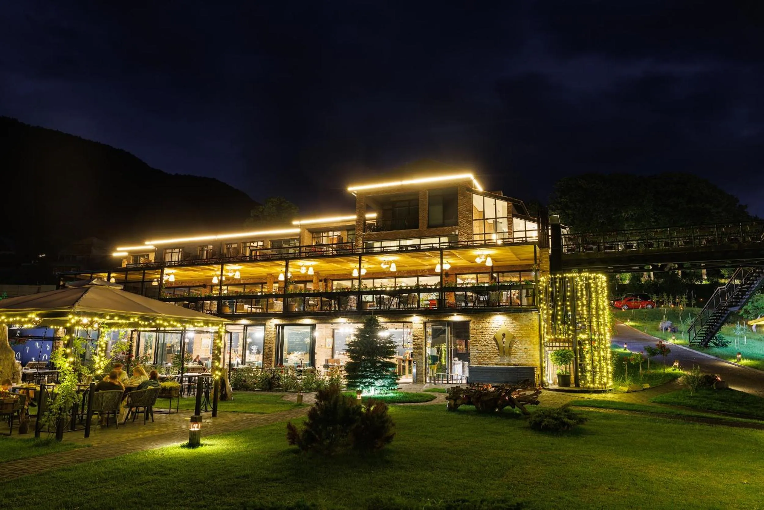 Property building in Mtserlebi Resort