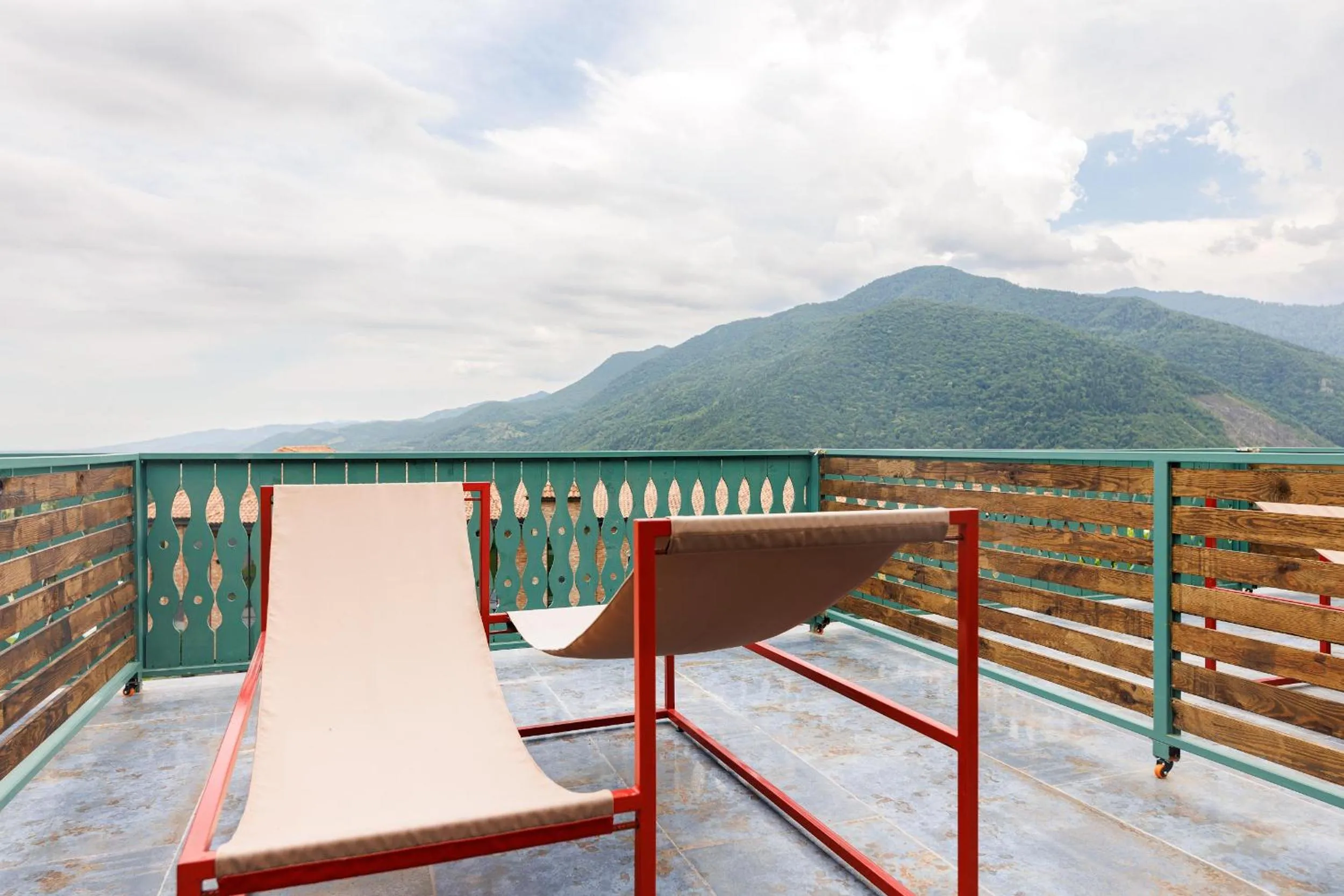 Balcony/Terrace in Mtserlebi Resort