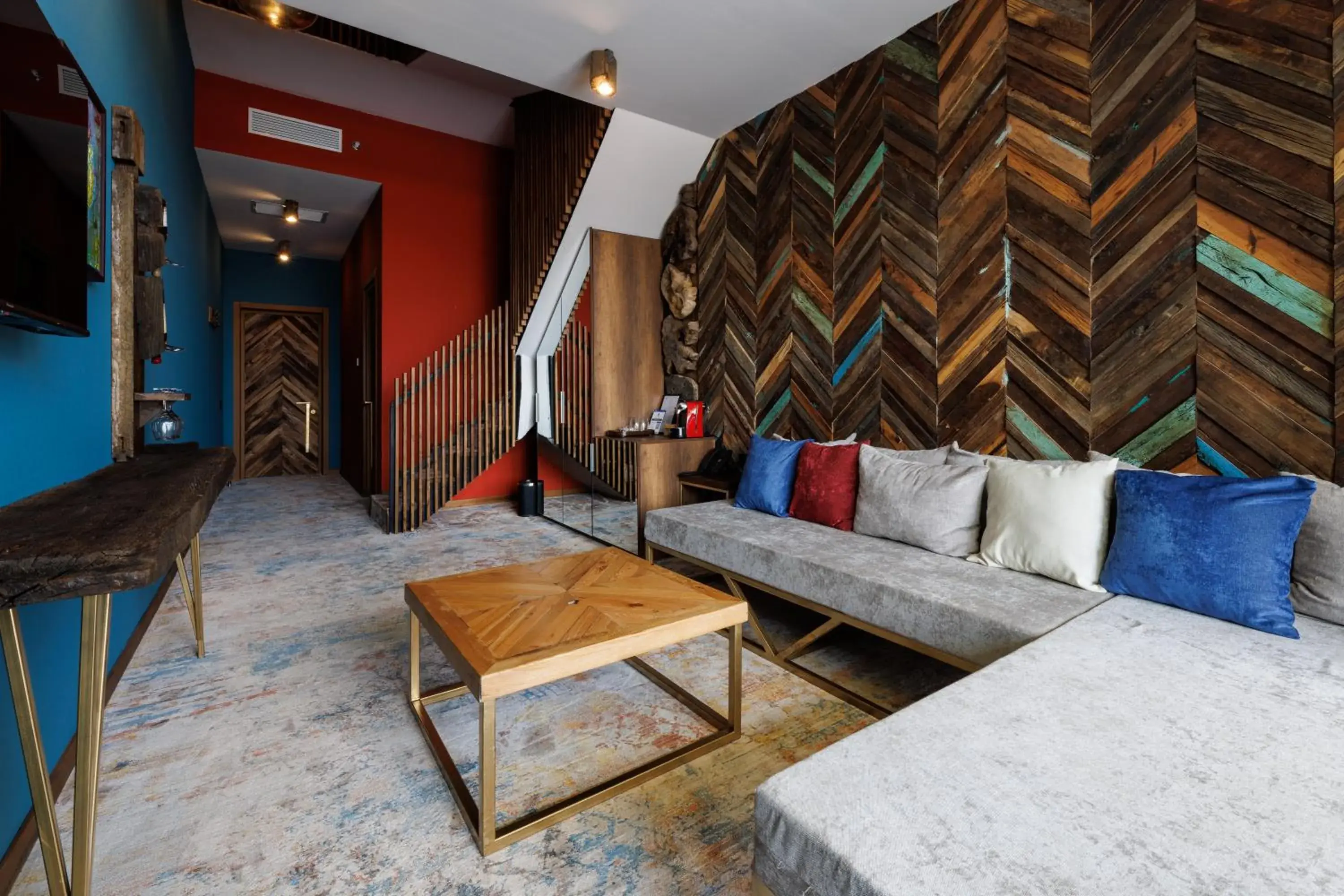 Living room in Mtserlebi Resort Living room in Mtserlebi Resort