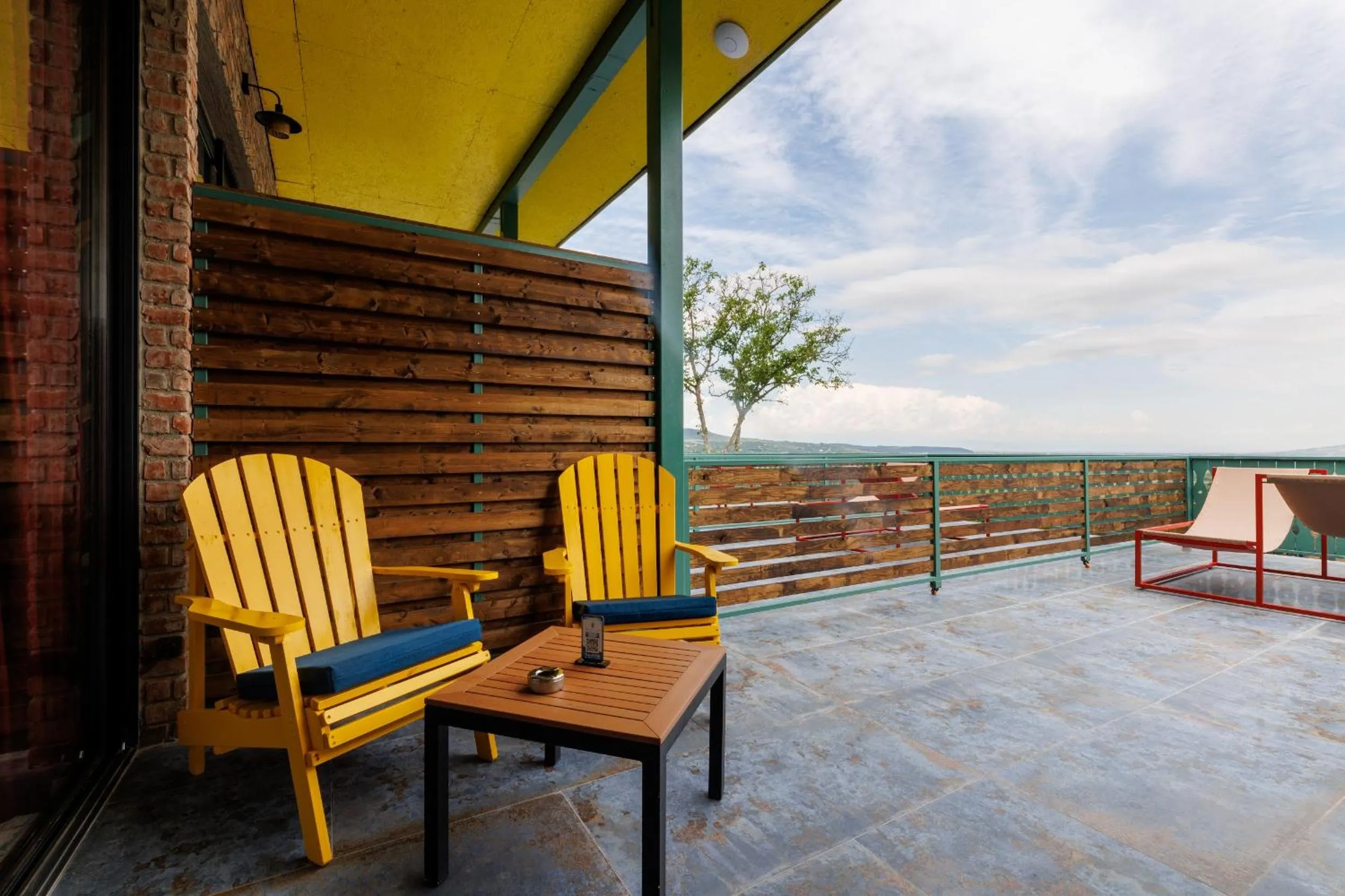 Balcony/Terrace in Mtserlebi Resort