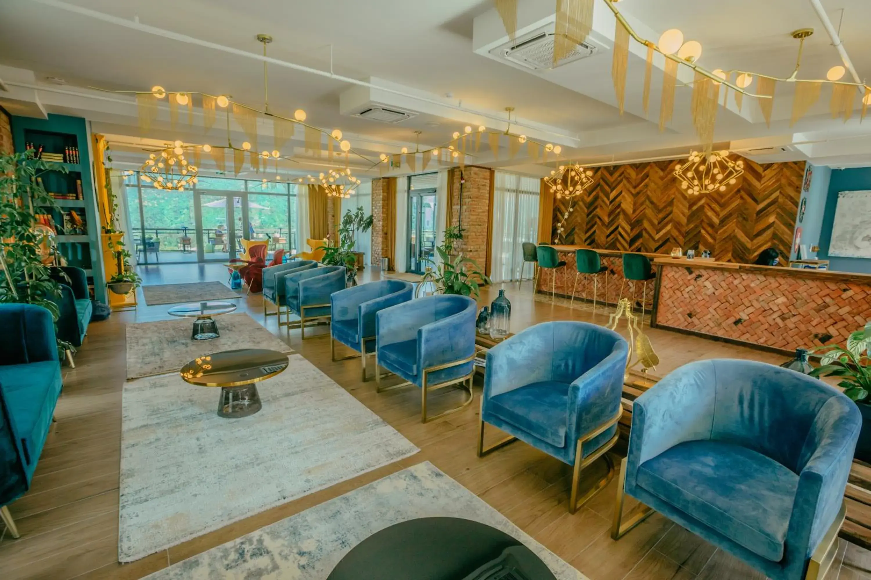 Lobby or reception in Mtserlebi Resort Lobby or reception in Mtserlebi Resort