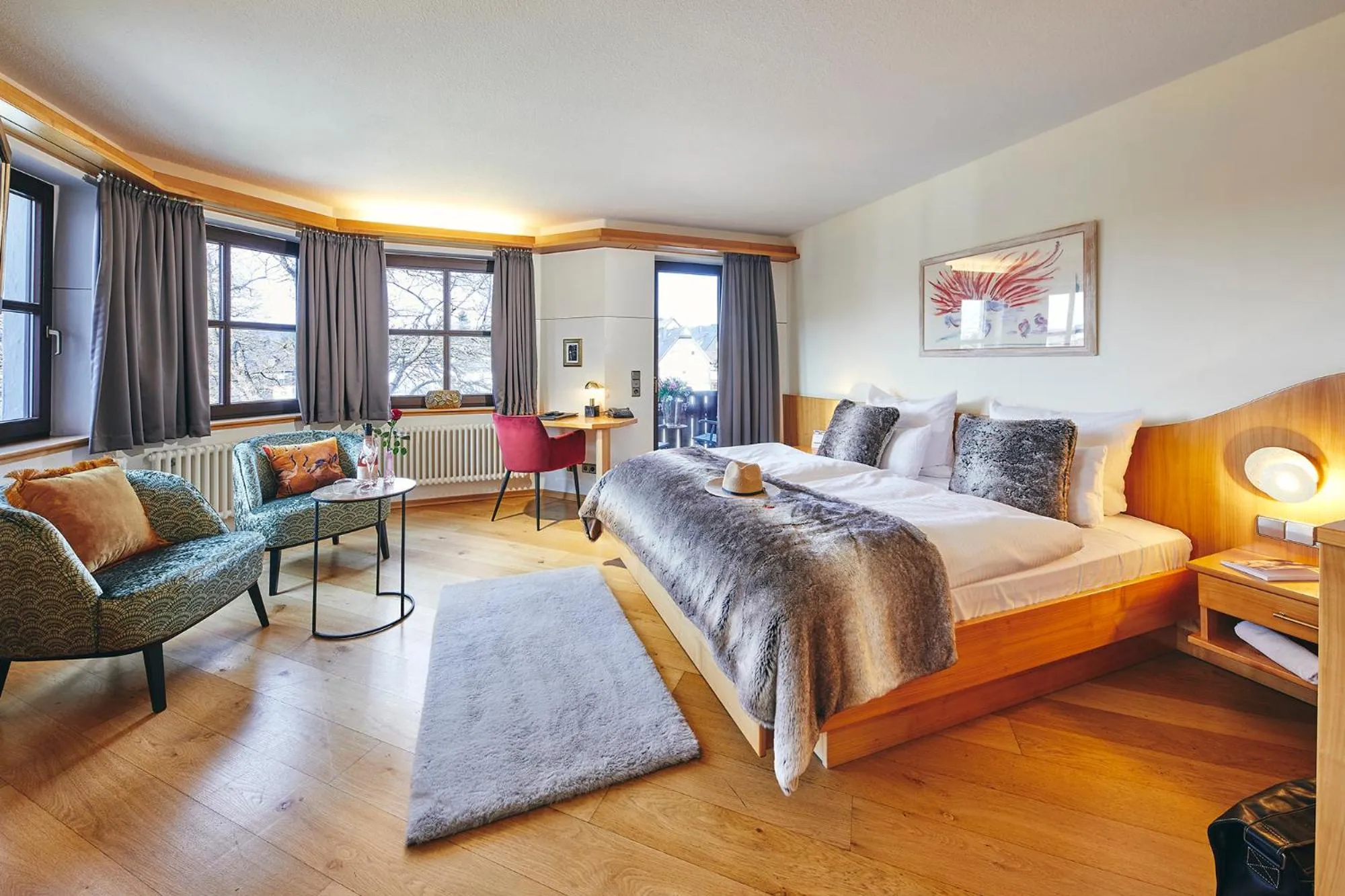 Bedroom, Bed in Boutiquehotel Liebesglück - adults only