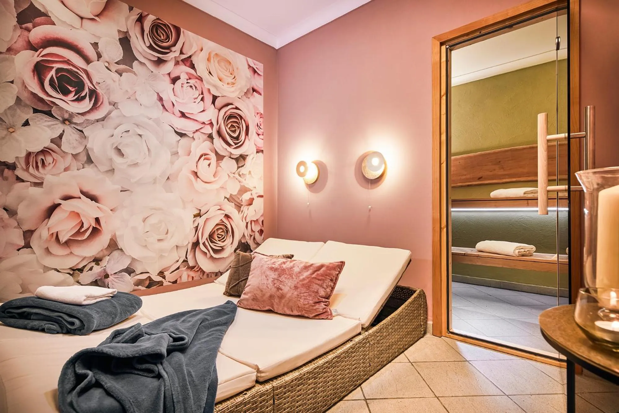 Sauna, Bed in Boutiquehotel Liebesglück - adults only