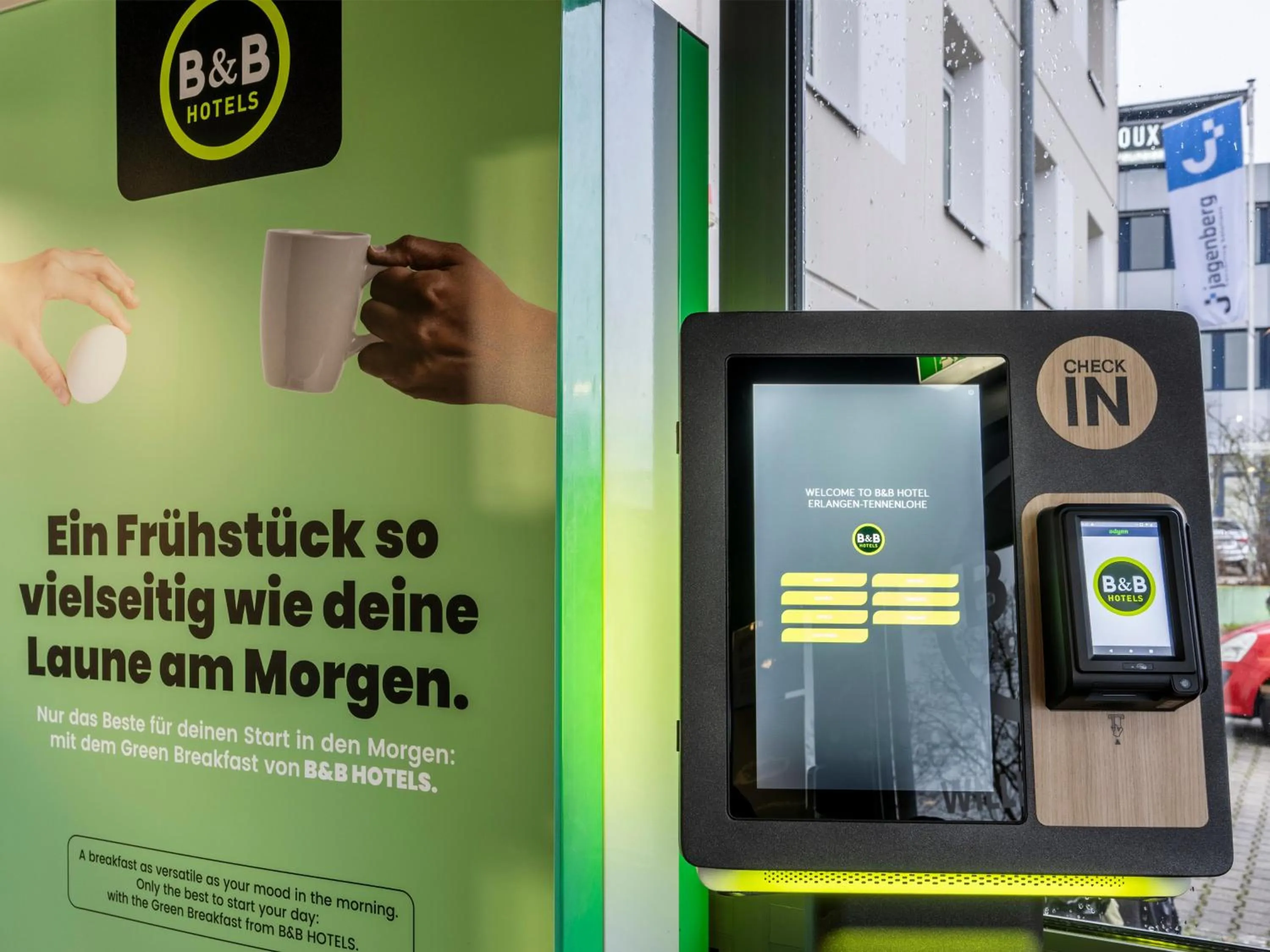 Lobby or reception in ibis budget Giessen Linden