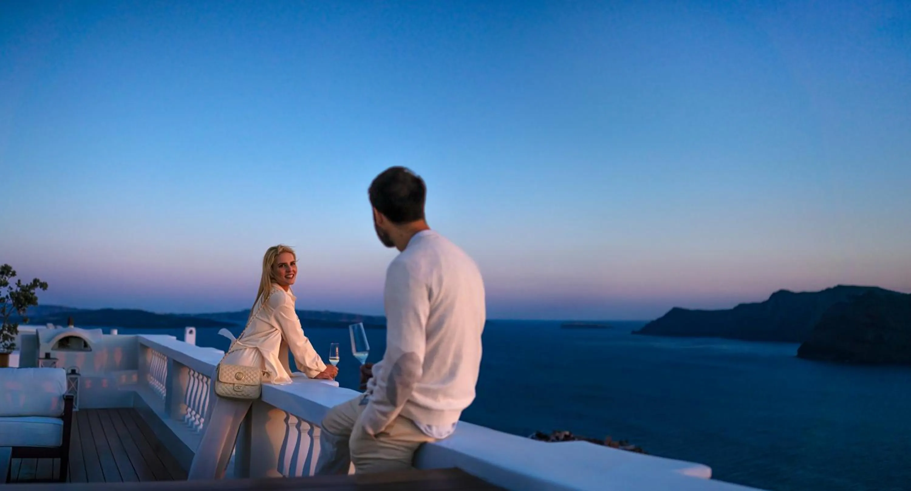 People in Oia Mansion