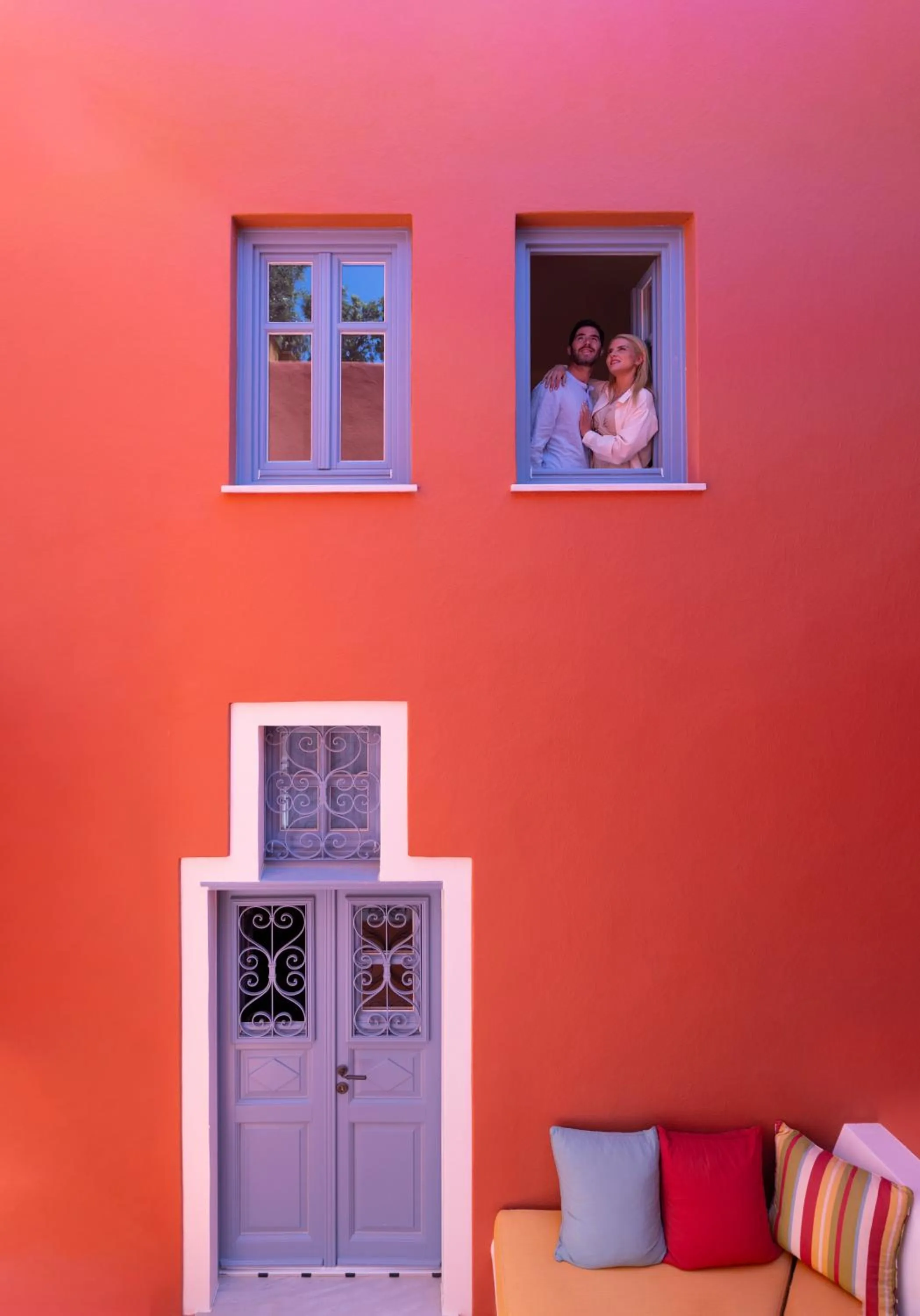 People in Oia Mansion