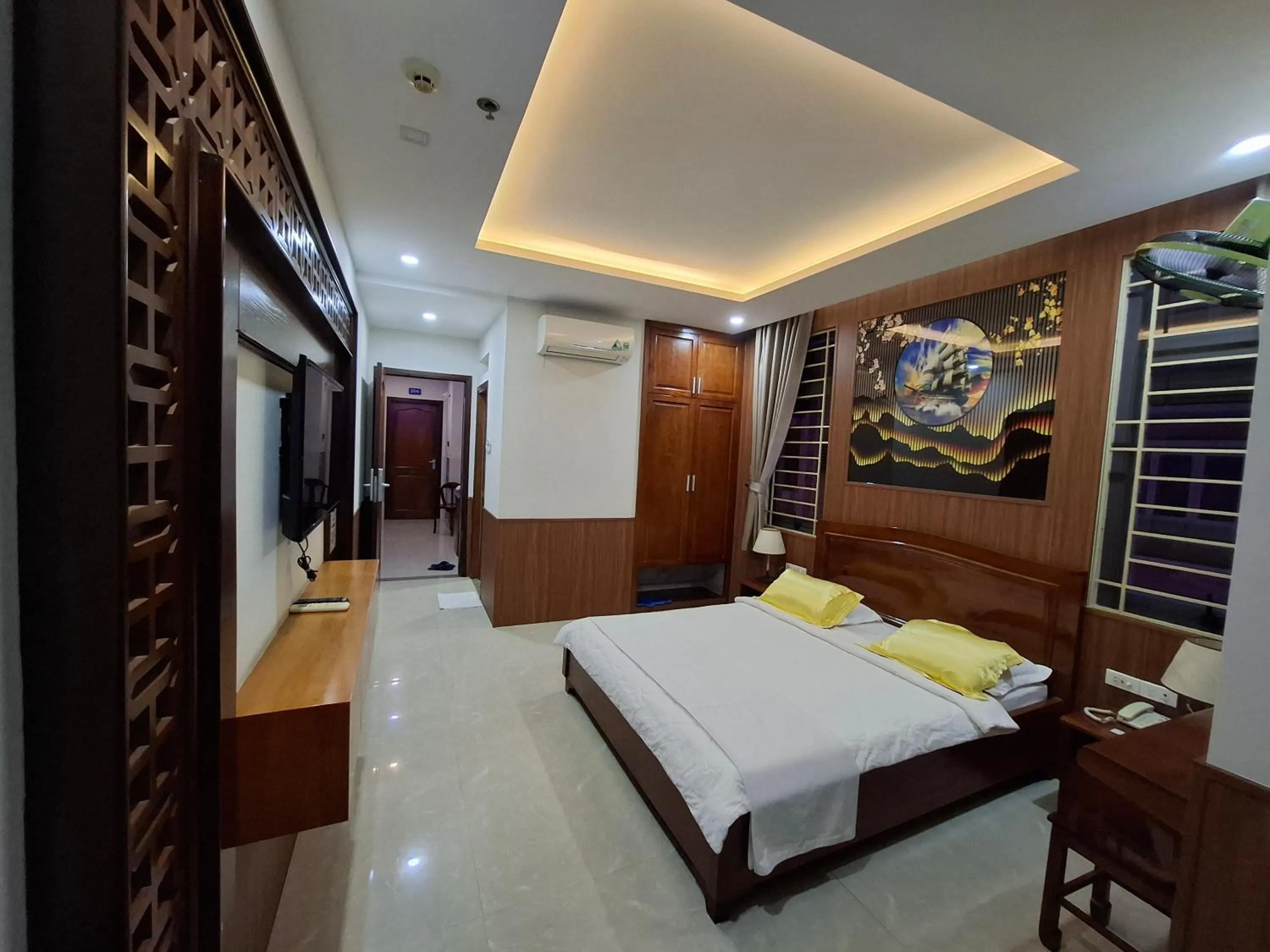 Bed in Hotel Phú Sĩ