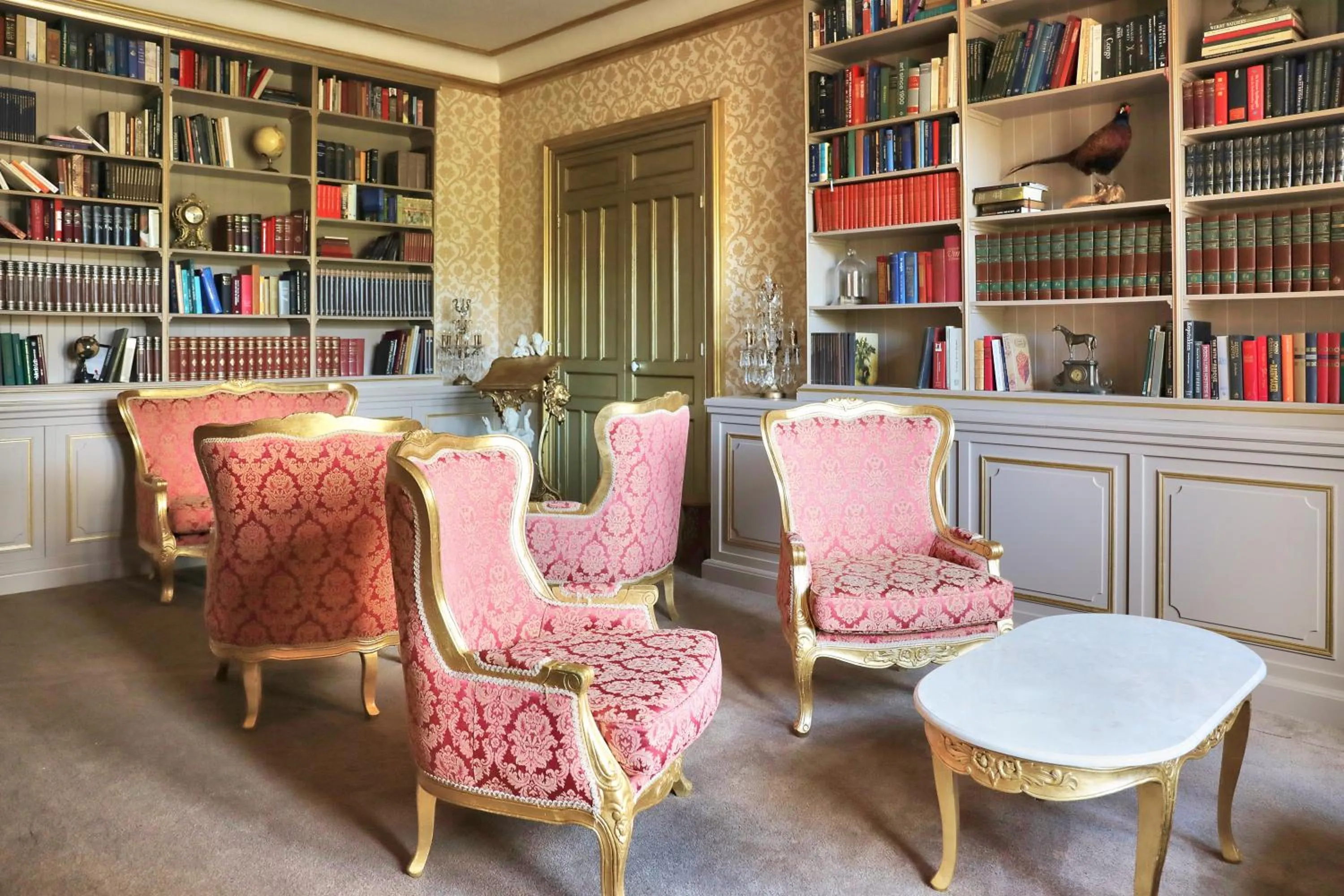 Library in Château de Béguin