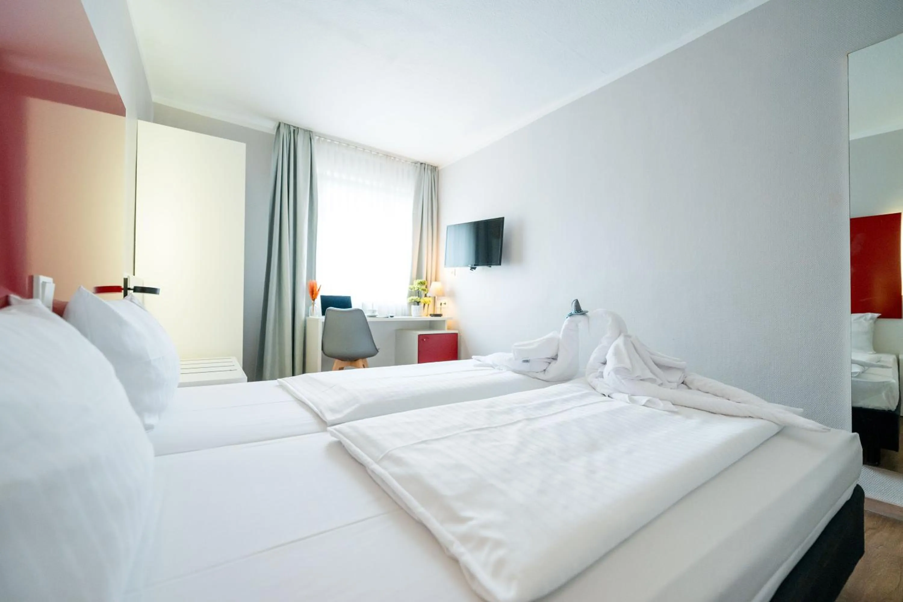 Bed in Hotel Admiral am Zoo