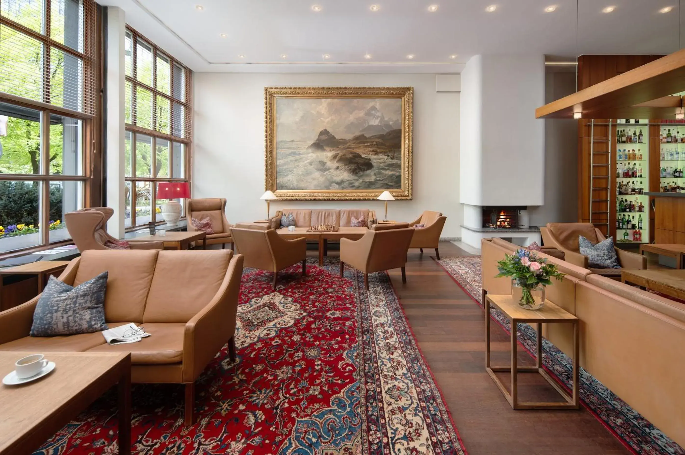 Lobby or reception in Hotel Baseler Hof Lobby or reception in Hotel Baseler Hof