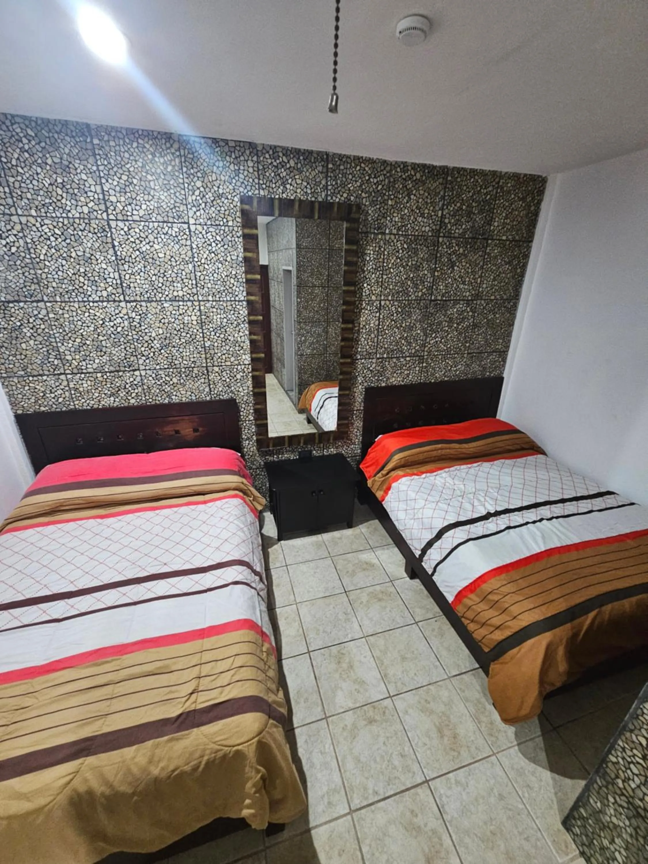 Bedroom, Bed in Hotel posada MARCAS