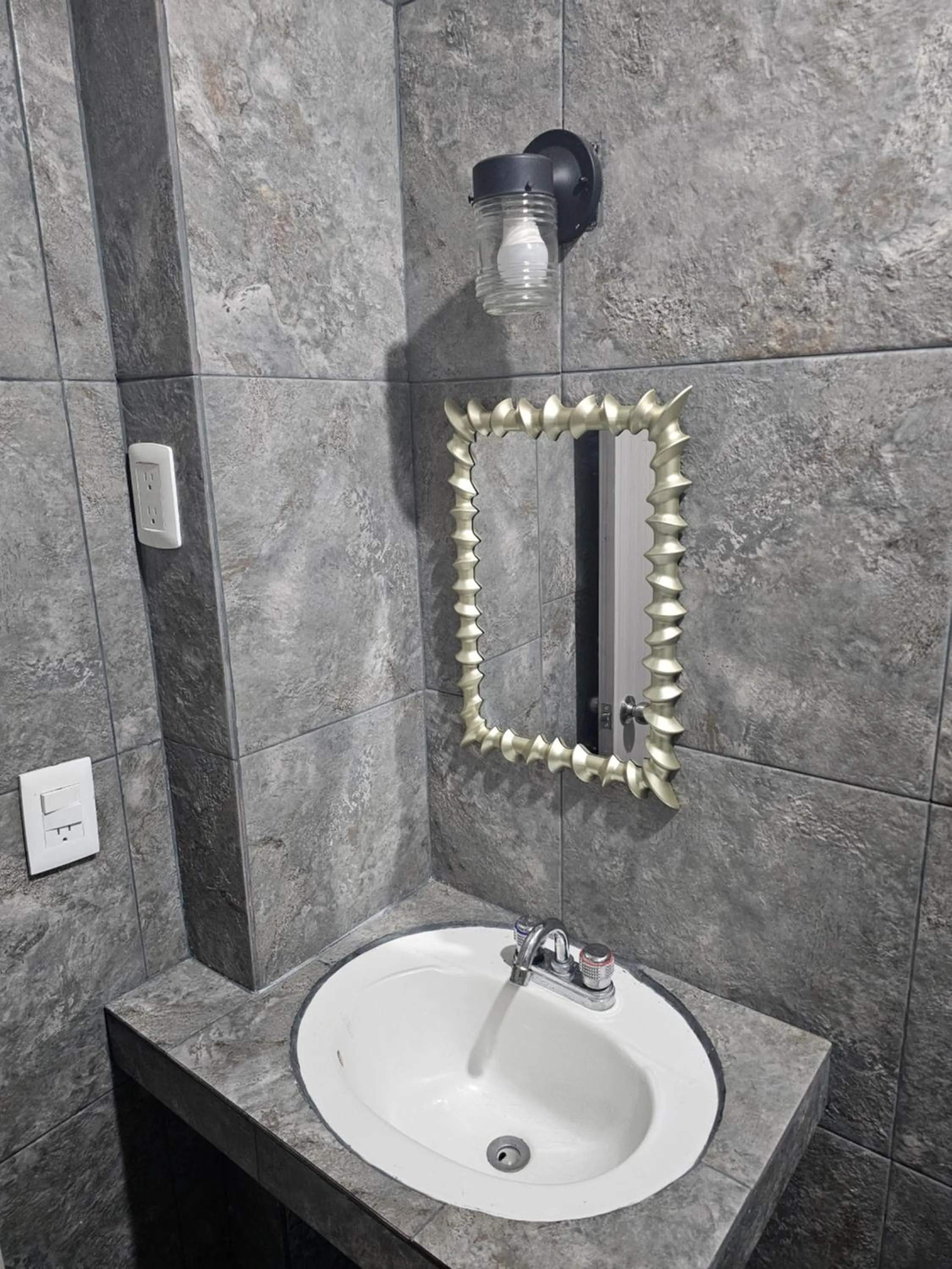 Bathroom in Hotel posada MARCAS