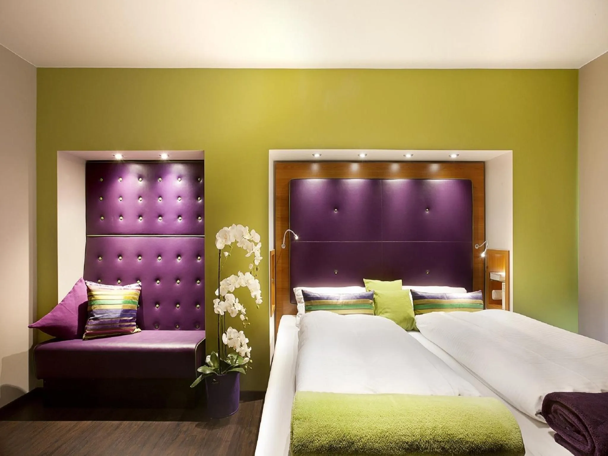 Bedroom, Bed in Hotel Am Turm