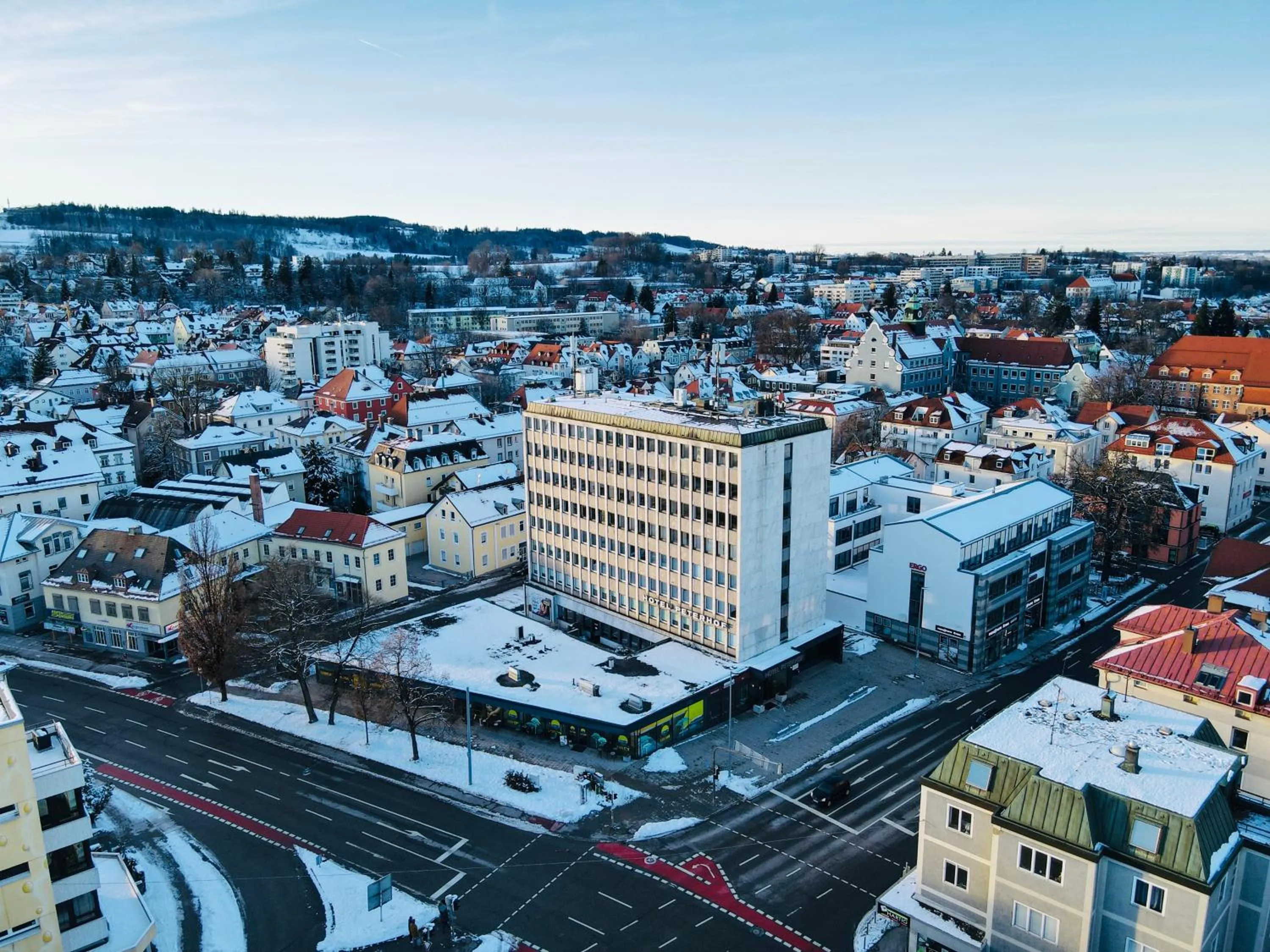 Property building in Hotel Peterhof - urban lifestyle Kempten