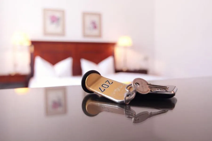 Photo of the whole room, Bed in Der Fürstenhof