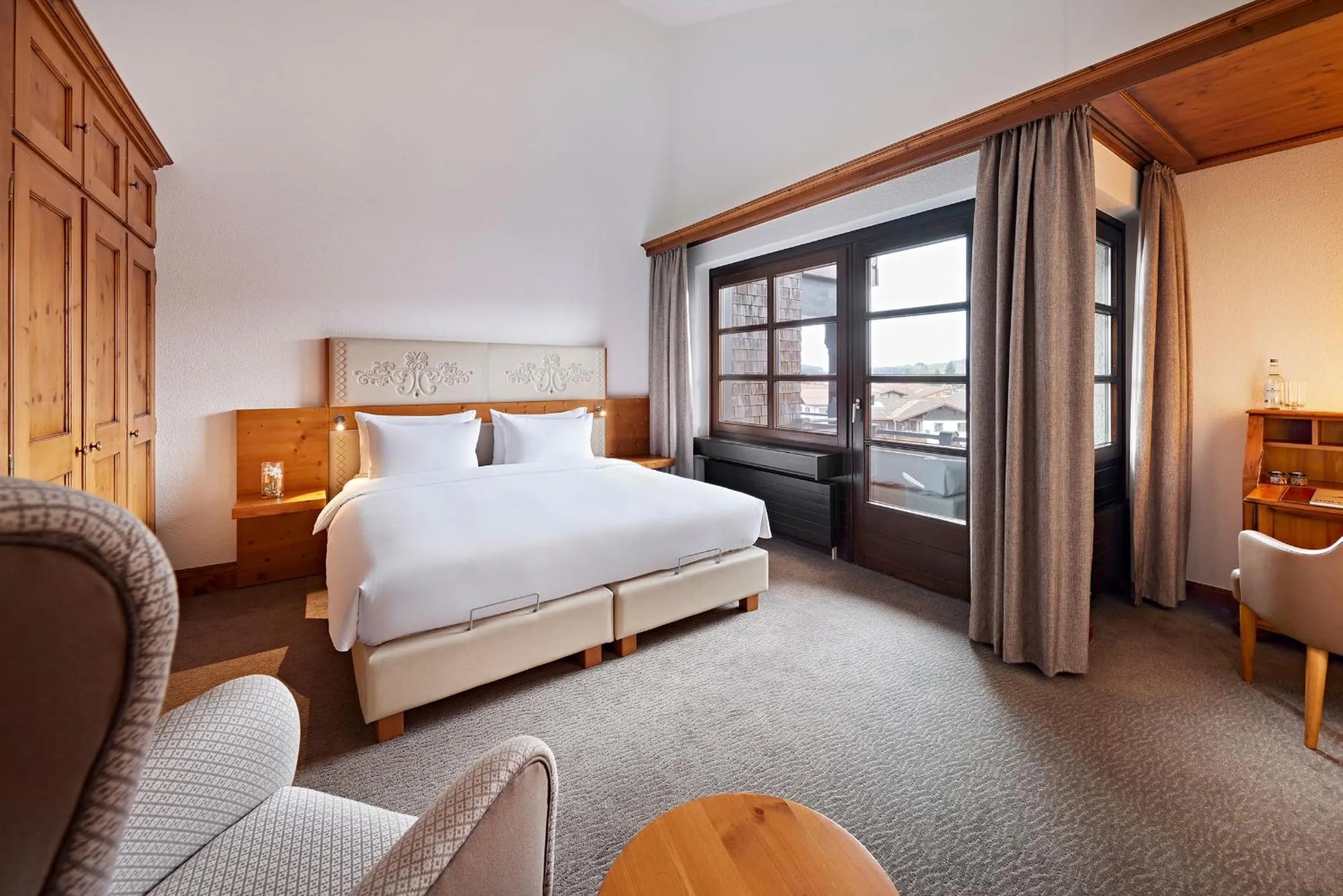 Bed in Parkhotel Oberstaufen