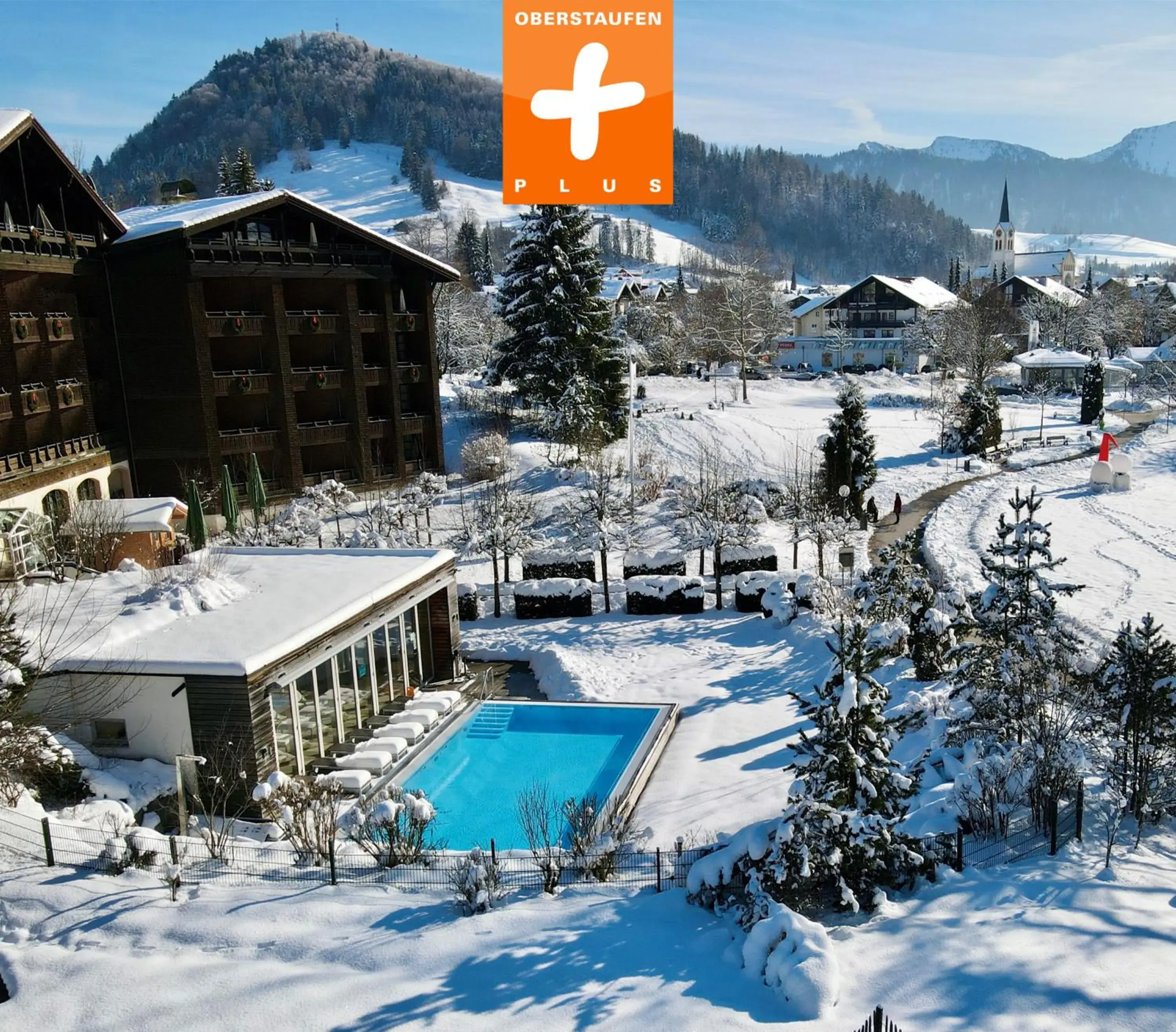 Property building in Parkhotel Oberstaufen Property building in Parkhotel Oberstaufen