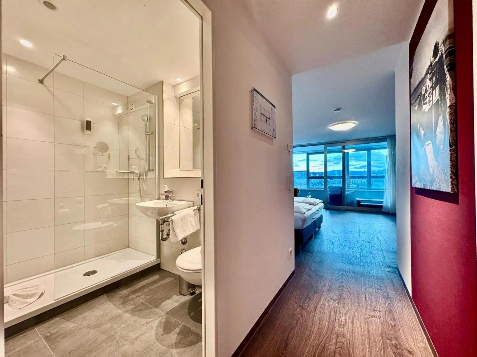 Bathroom in MY Parkhotel by AR Hotels