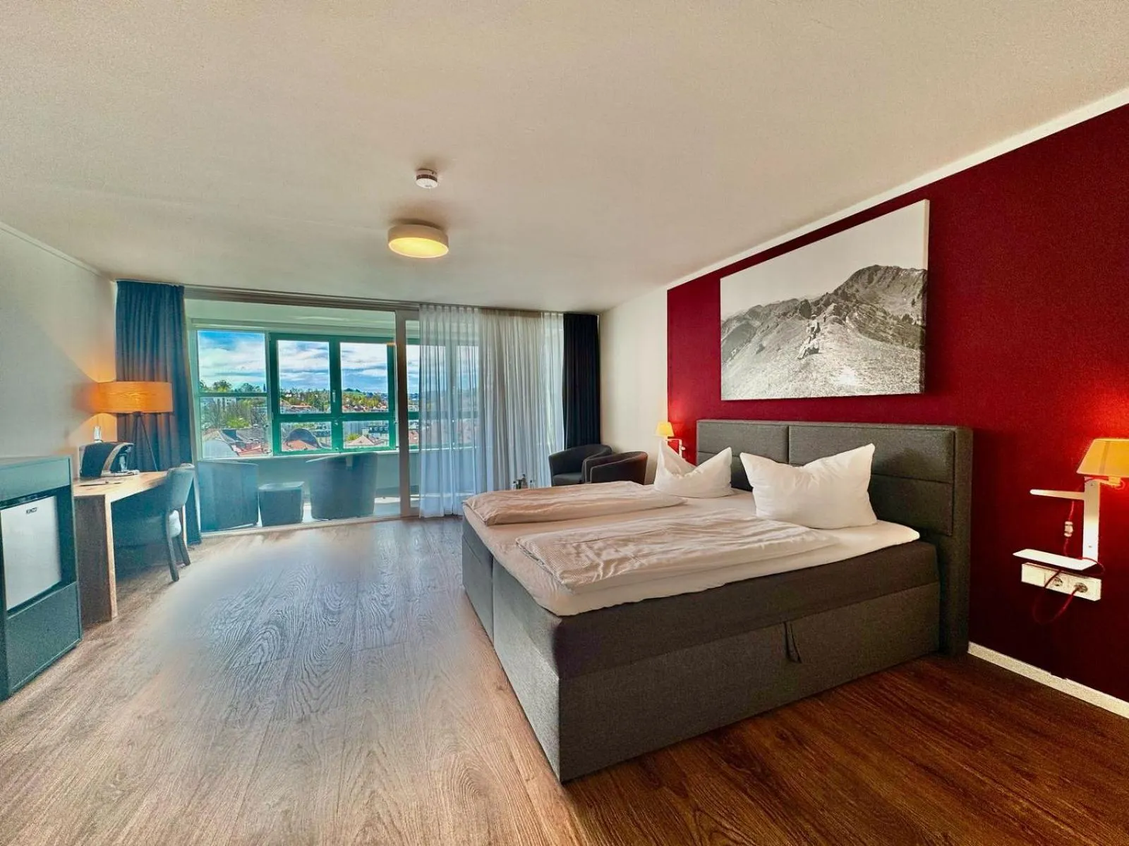 Bed in MY Parkhotel by AR Hotels