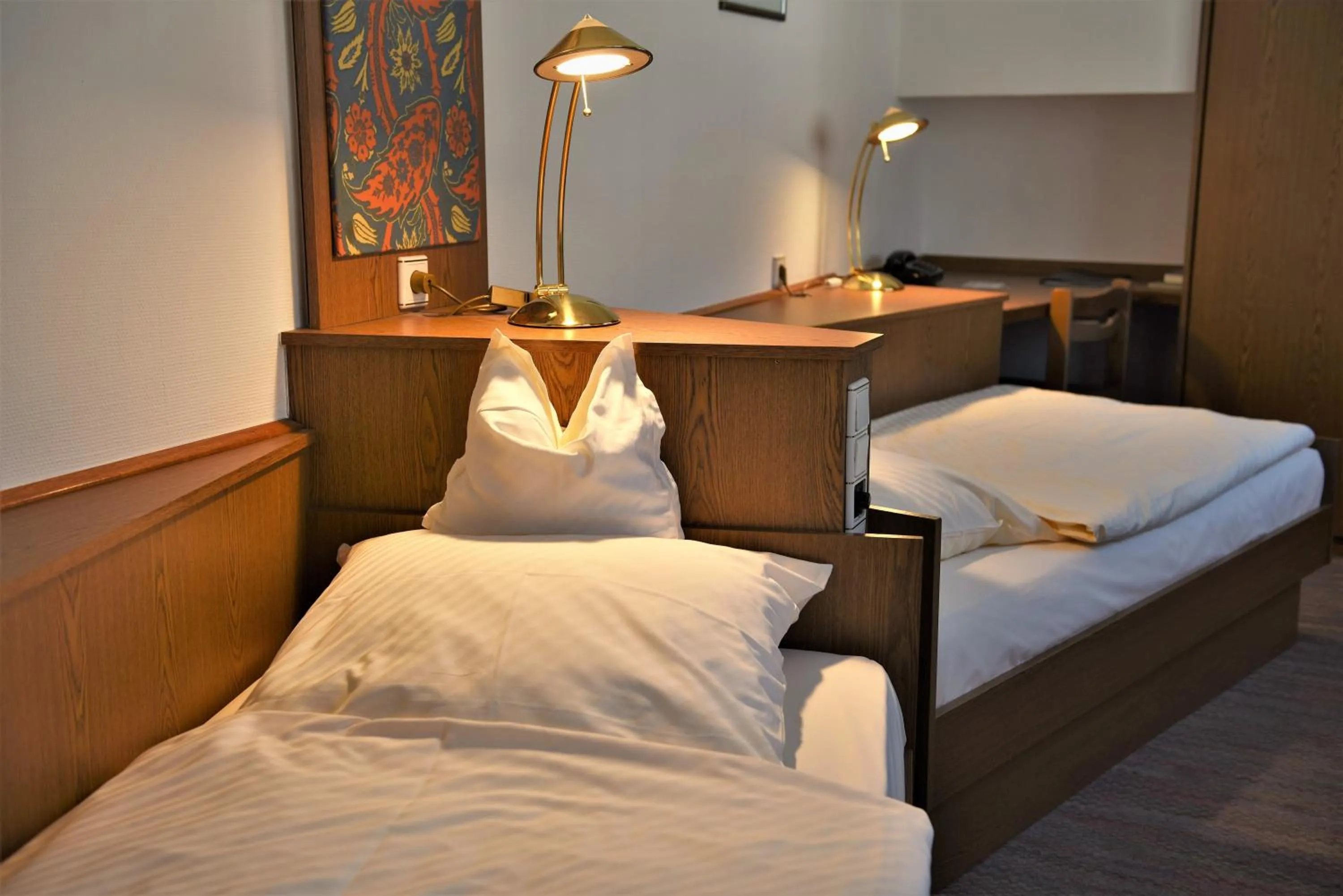 Bed in Parkhotel Goldlinde
