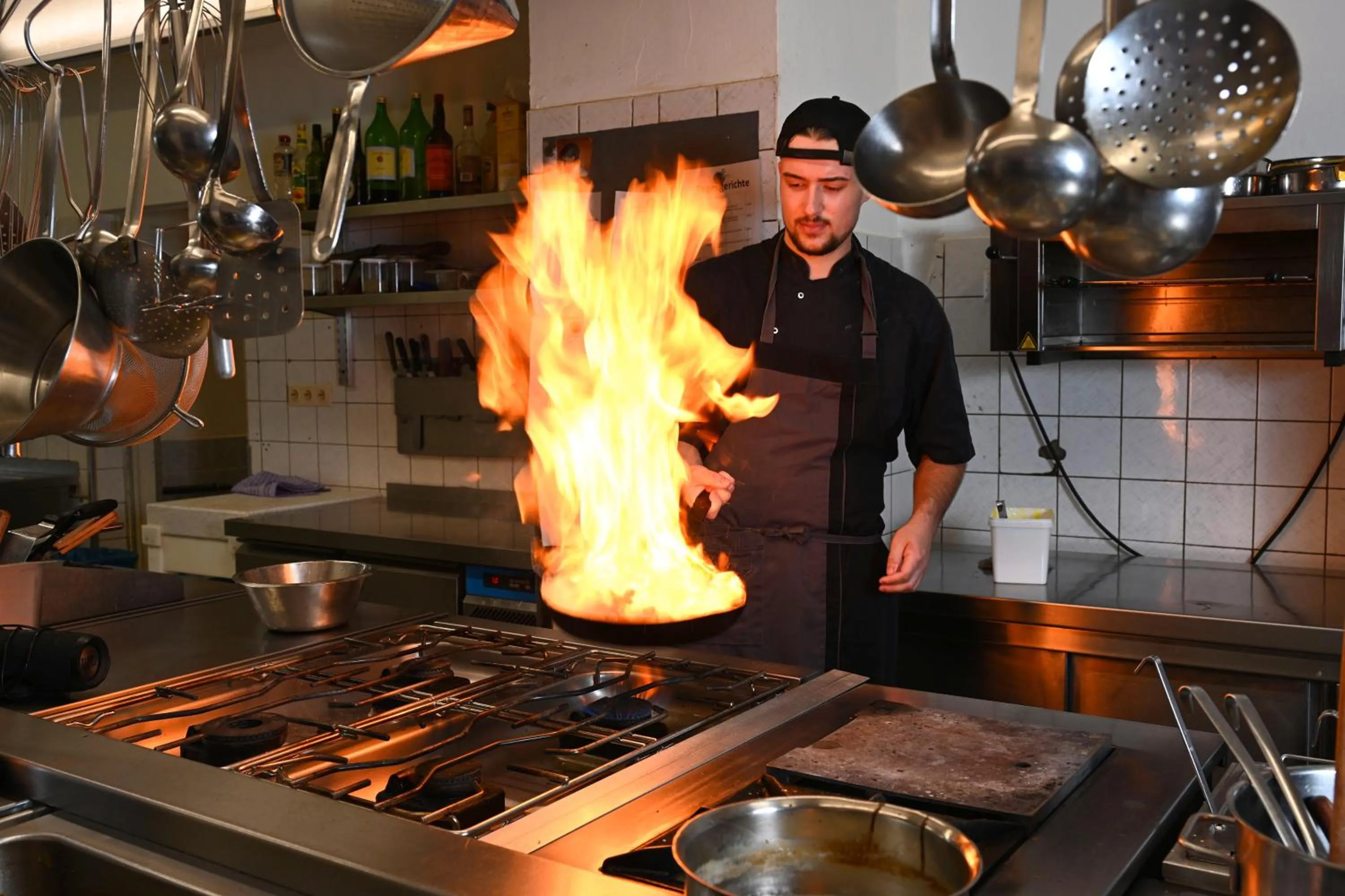 kitchen in Hotel Kiekenstein