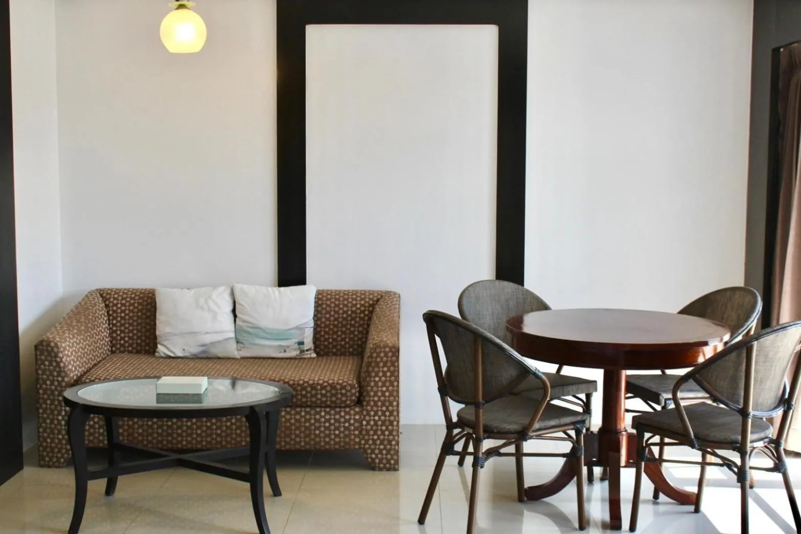 Living room in S2 Hotel - SHA Plus Certified