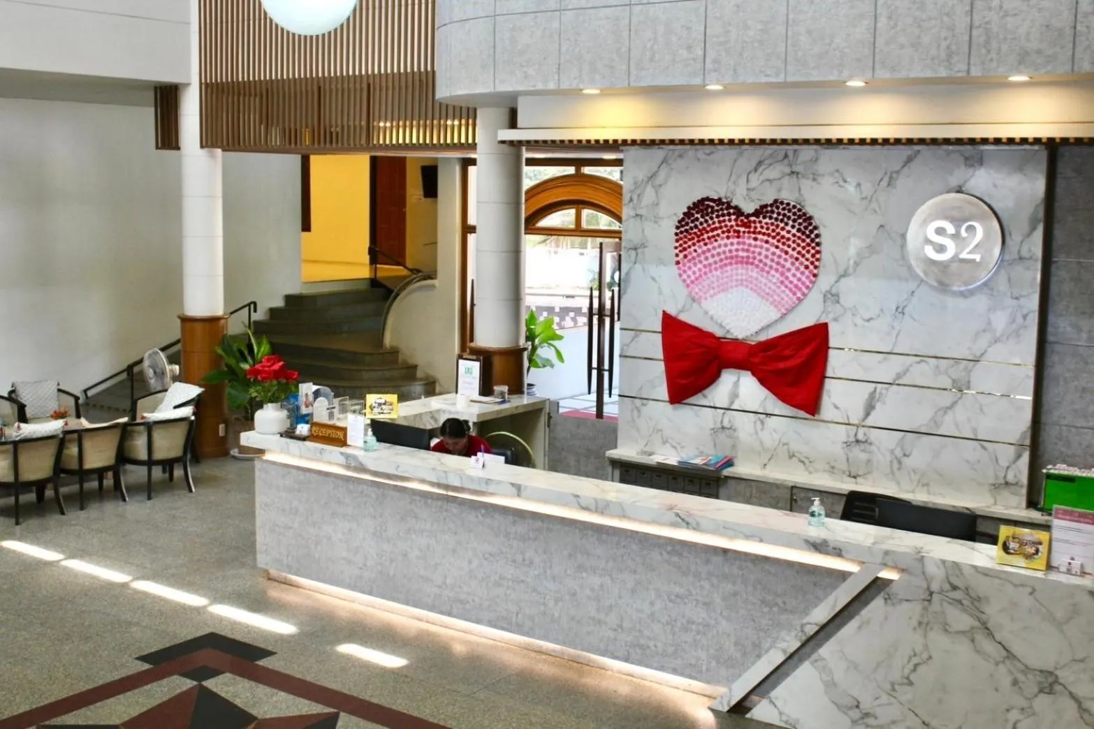 Lobby or reception in S2 Hotel - SHA Plus Certified