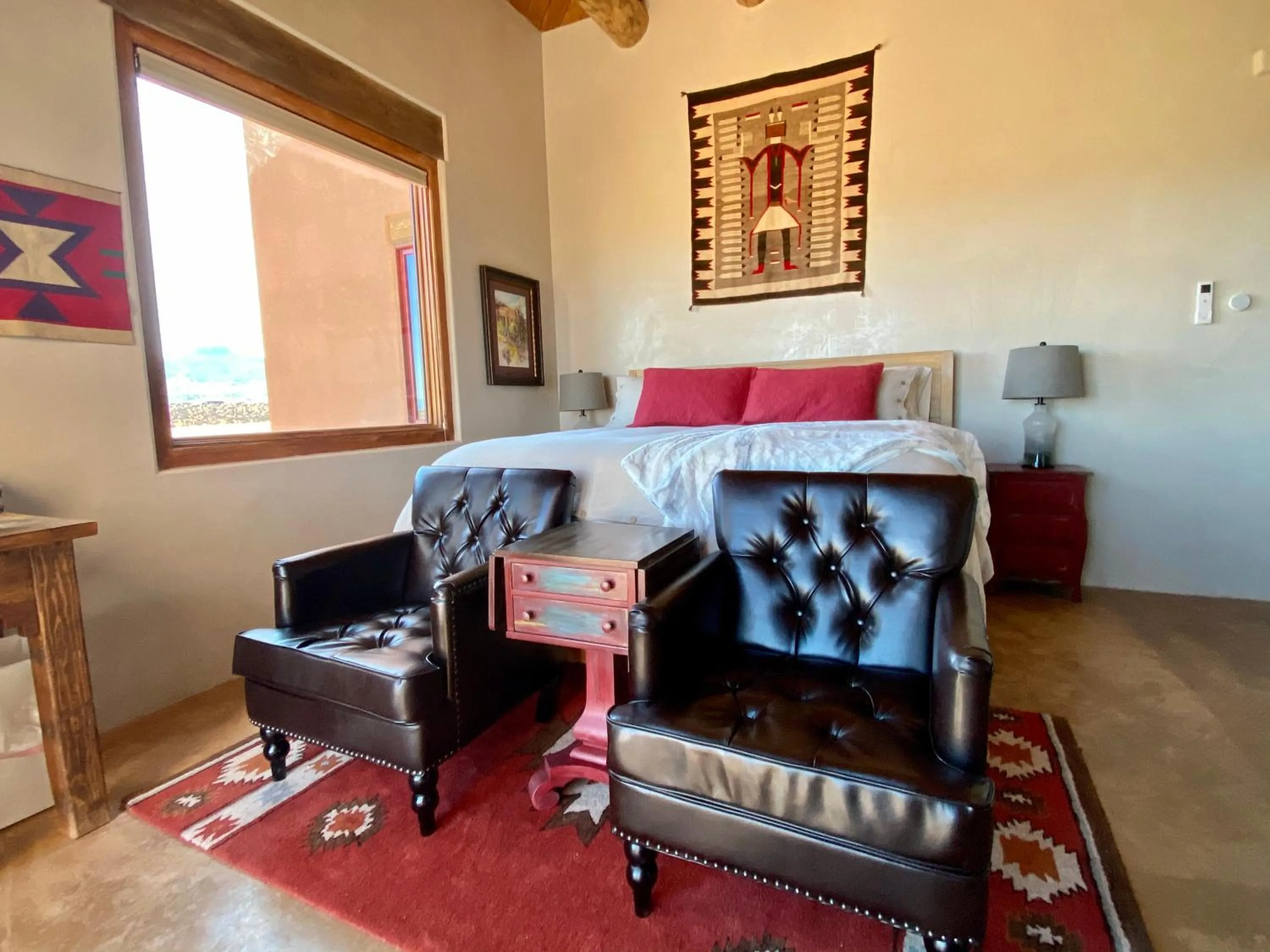 Bed in The Grand Hacienda Inn with Breakfast