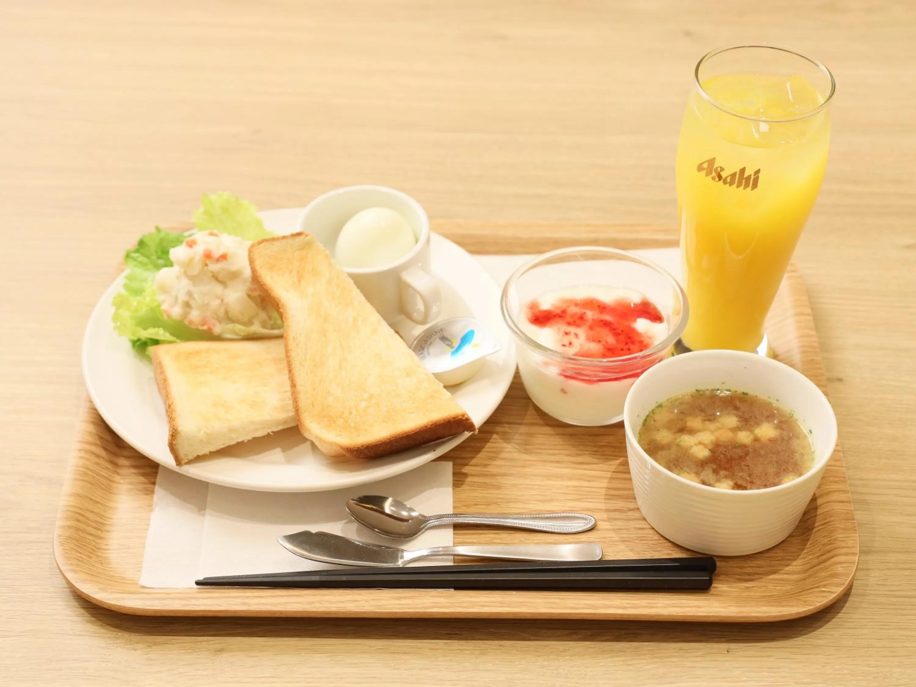 Breakfast in Smart Stay SHIZUKU Ueno Ekimae