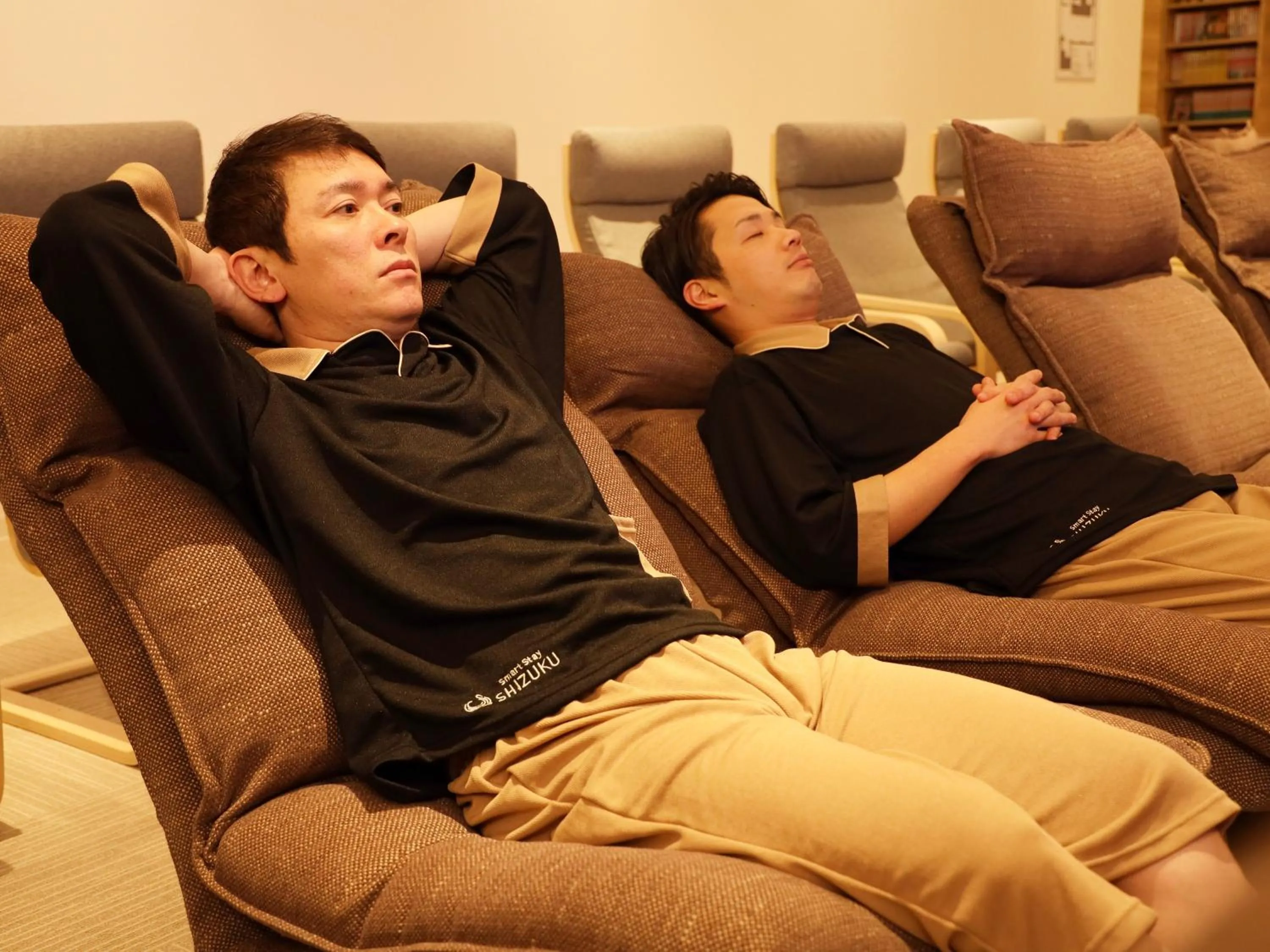 Communal lounge/ TV room in Smart Stay SHIZUKU Ueno Ekimae