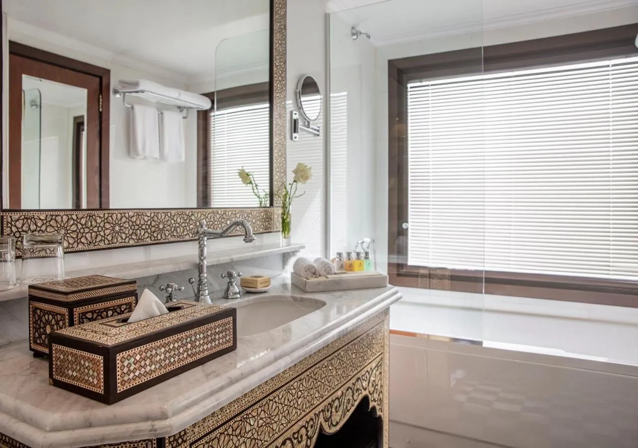 Bathroom in Dahabeya Yakouta Nile Cruise-Every Monday from Luxor- Aswan for 05 nights