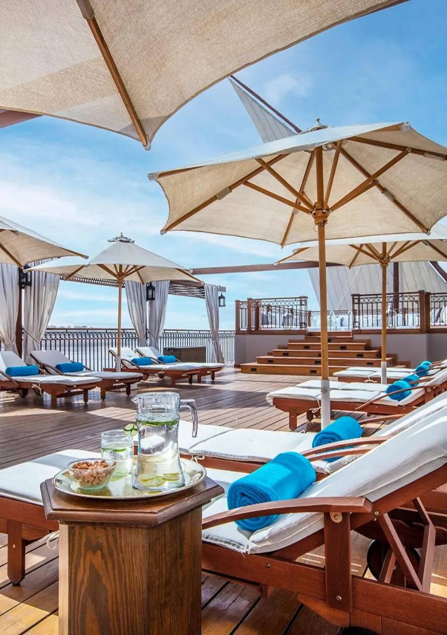 sunbed in Dahabeya Yakouta Nile Cruise-Every Monday from Luxor- Aswan for 05 nights