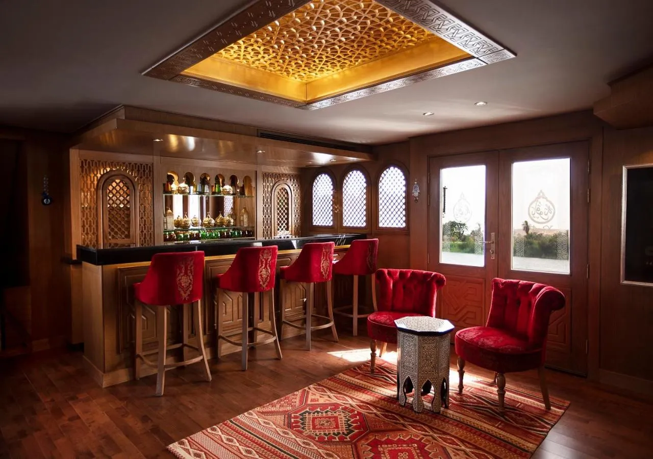 Lounge or bar in Dahabeya Yakouta Nile Cruise-Every Monday from Luxor- Aswan for 05 nights