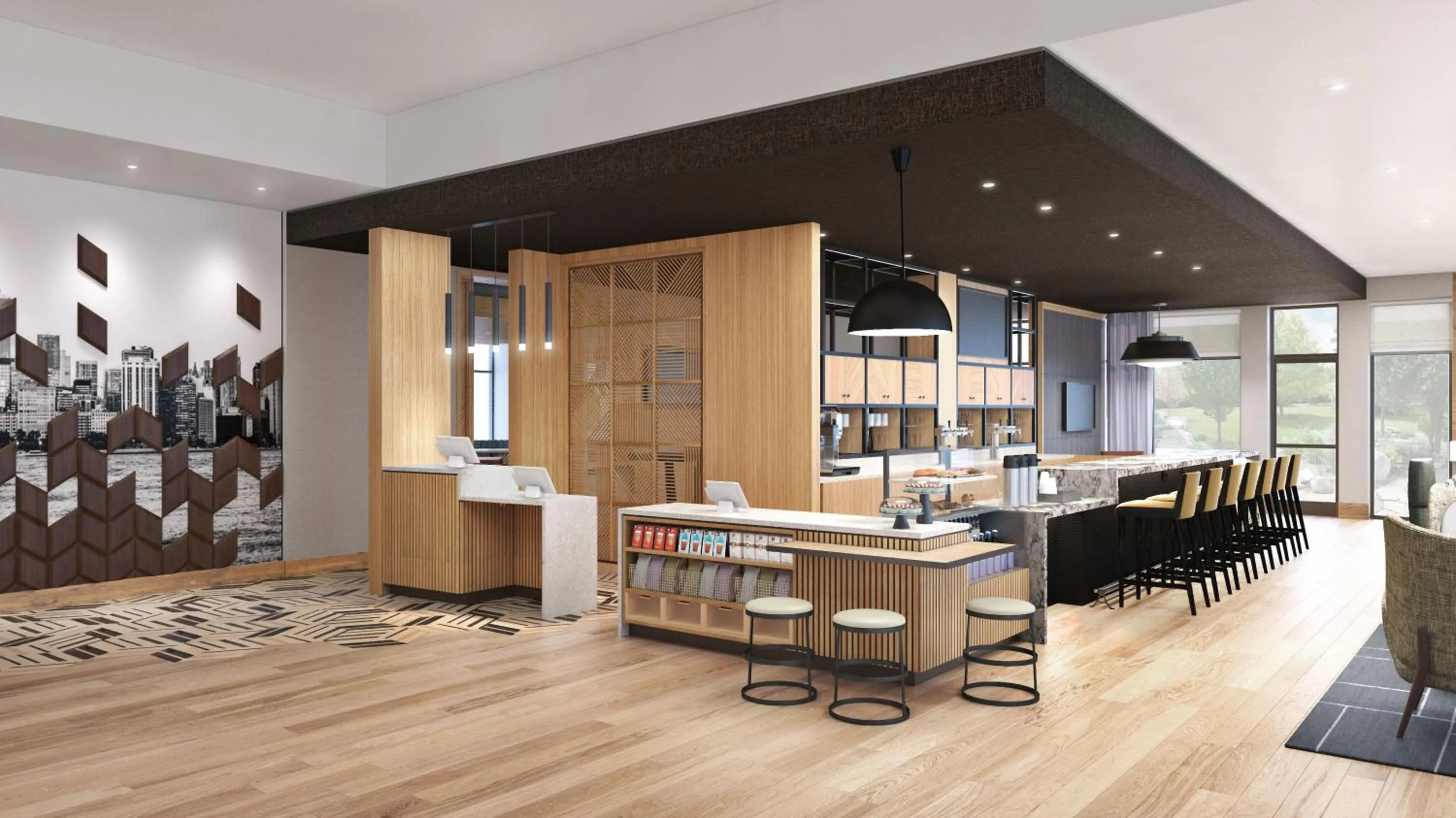 Lobby or reception in Hyatt Place at Wichita State University