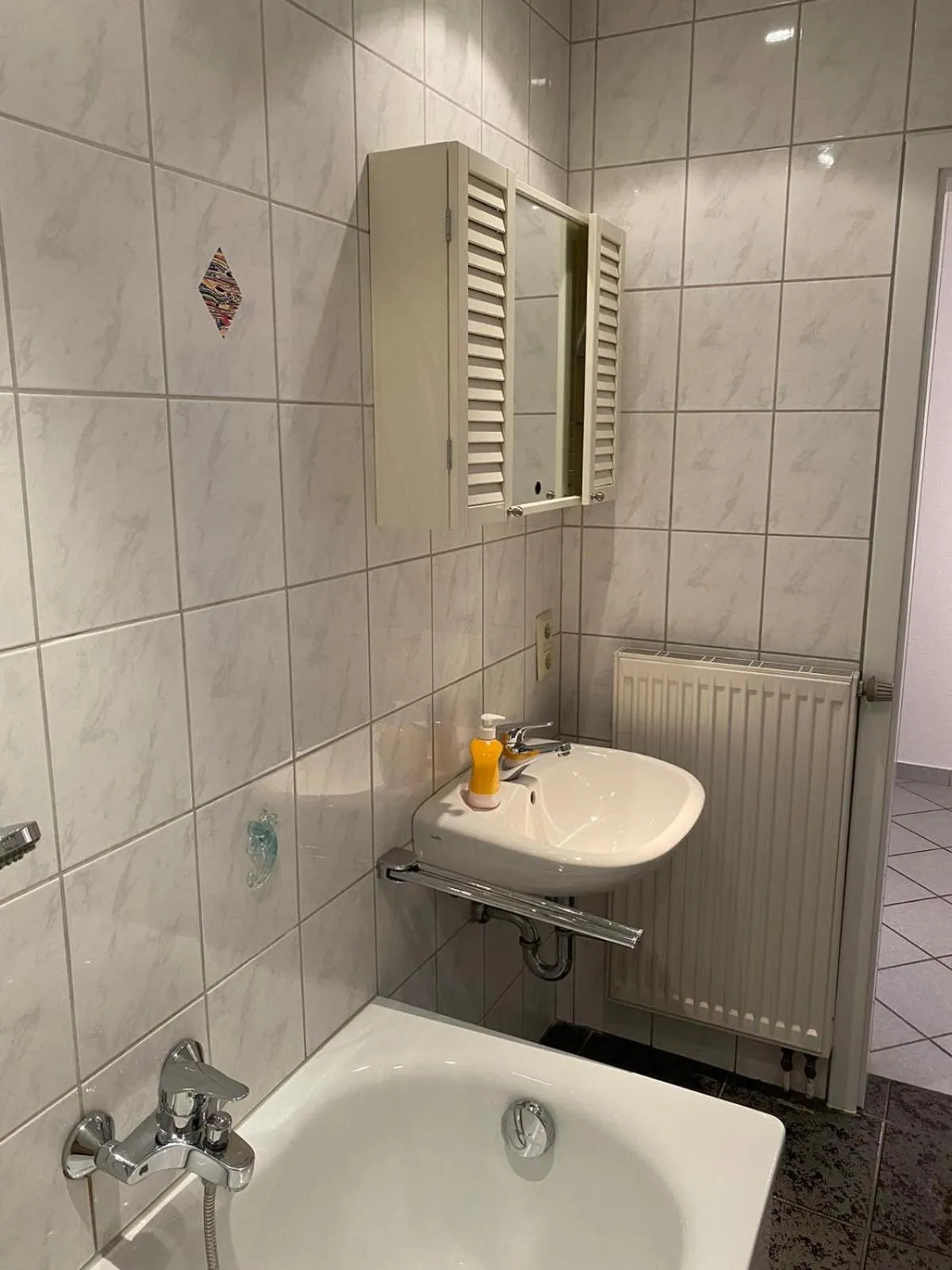 Bathroom in Ferienhof Kröger