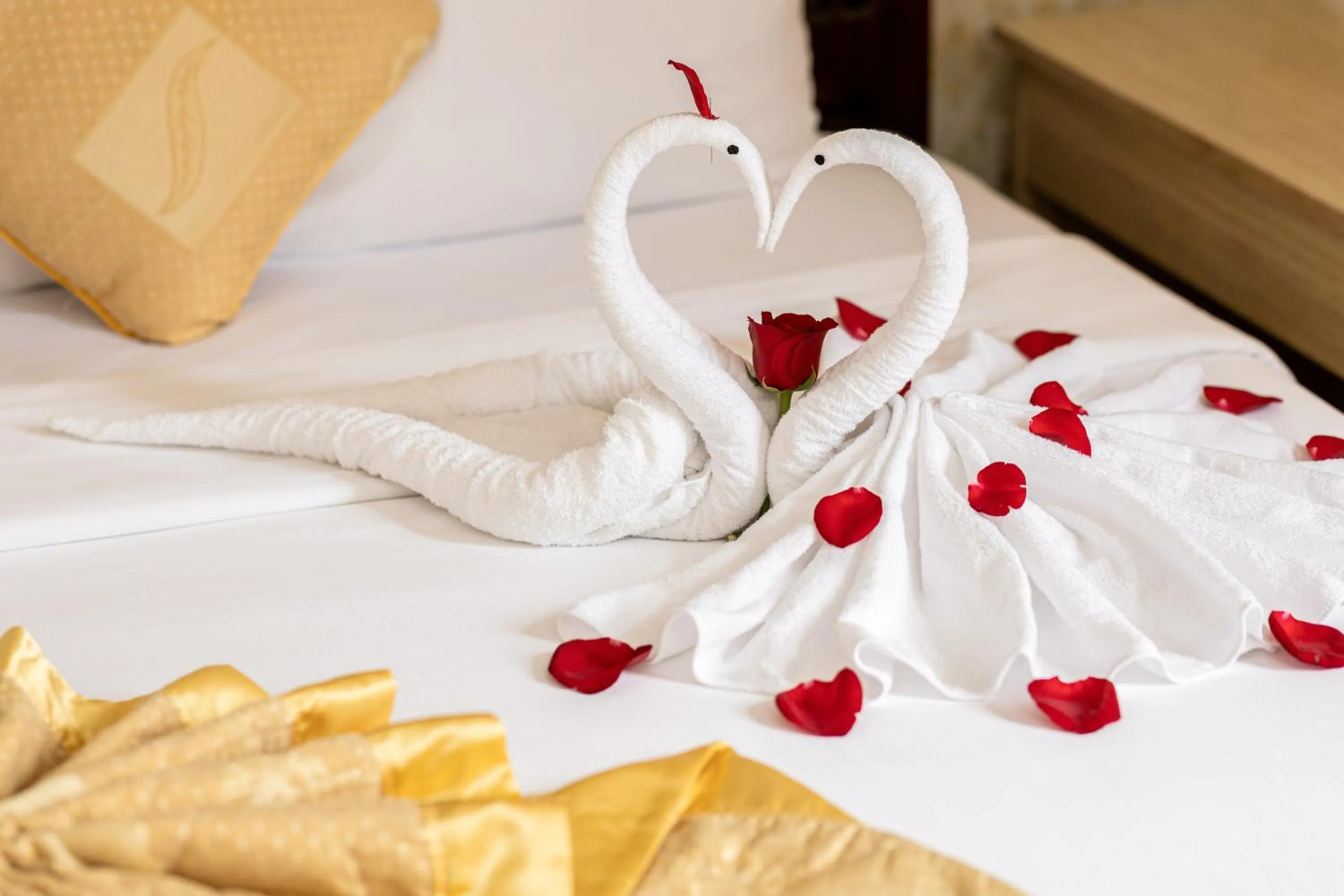 Bed in Hue Harmony Hotel