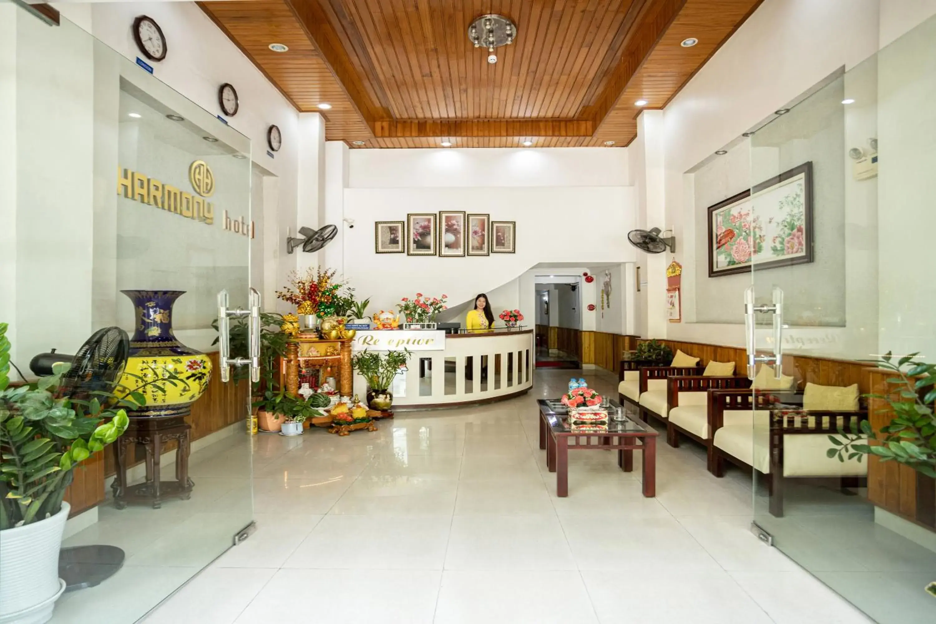 Lobby or reception in Hue Harmony Hotel Lobby or reception in Hue Harmony Hotel