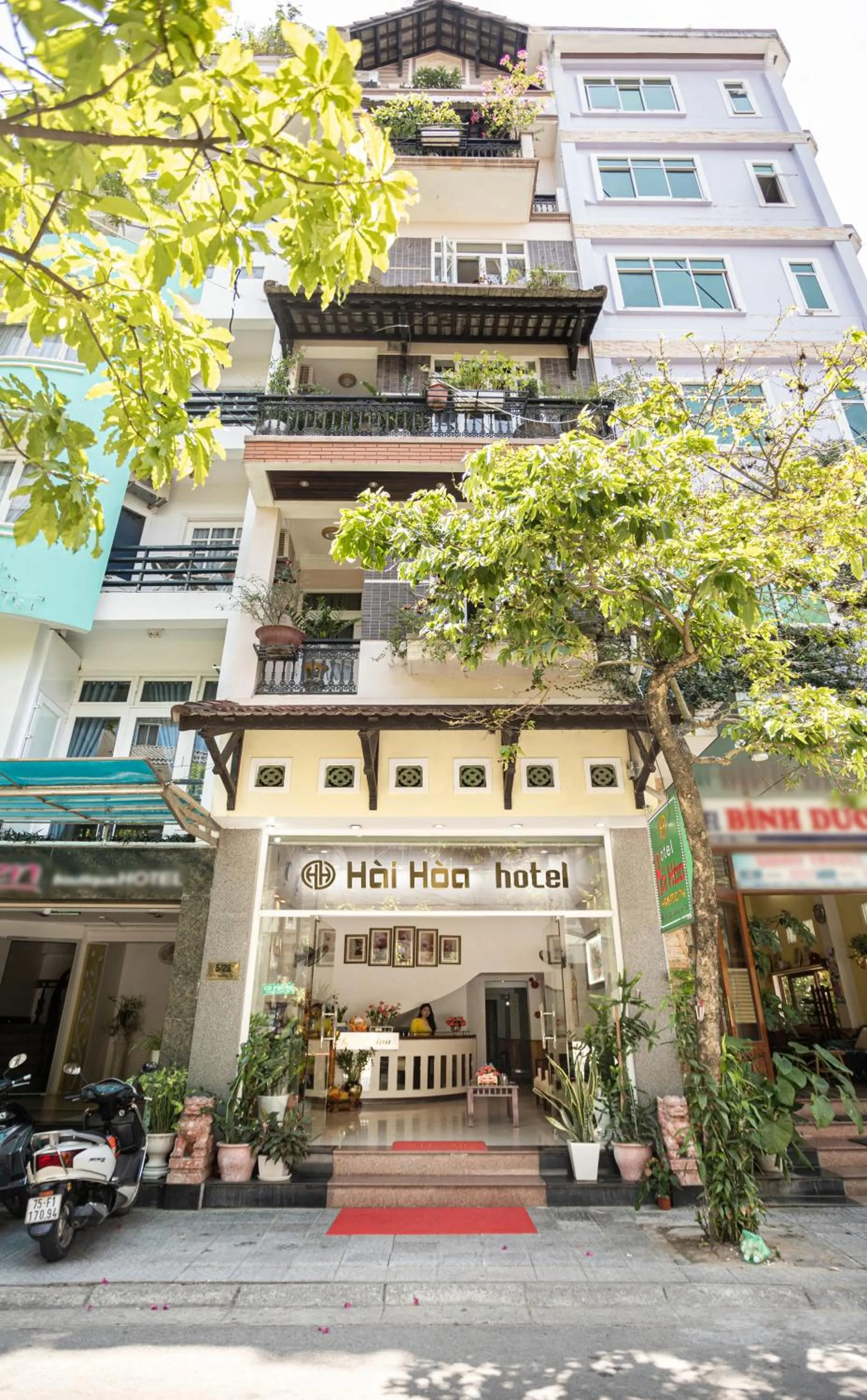 Property building in Hue Harmony Hotel