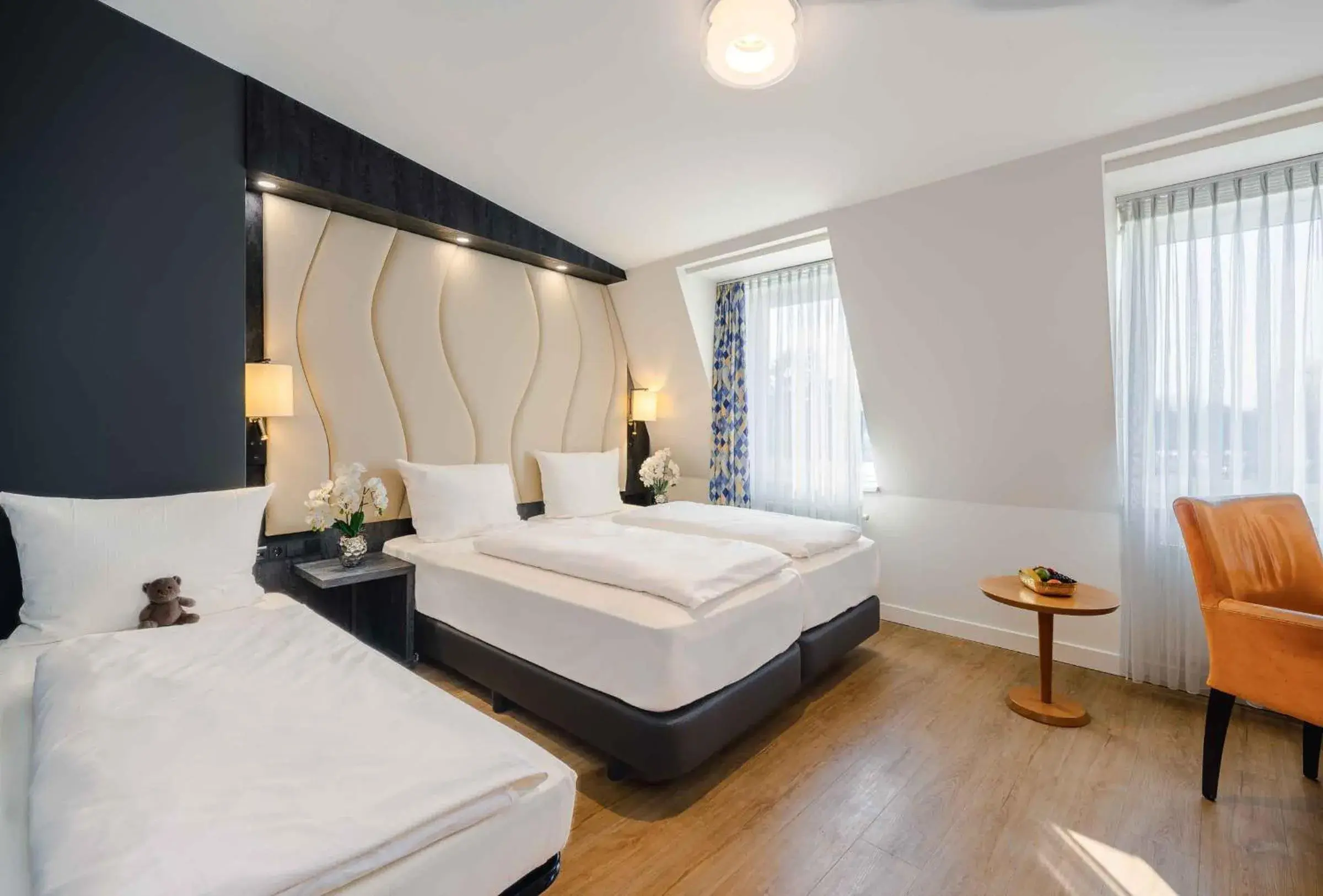 Bedroom, Bed in PLAZA INN Köln Pulheim Bedroom, Bed in PLAZA INN Köln Pulheim