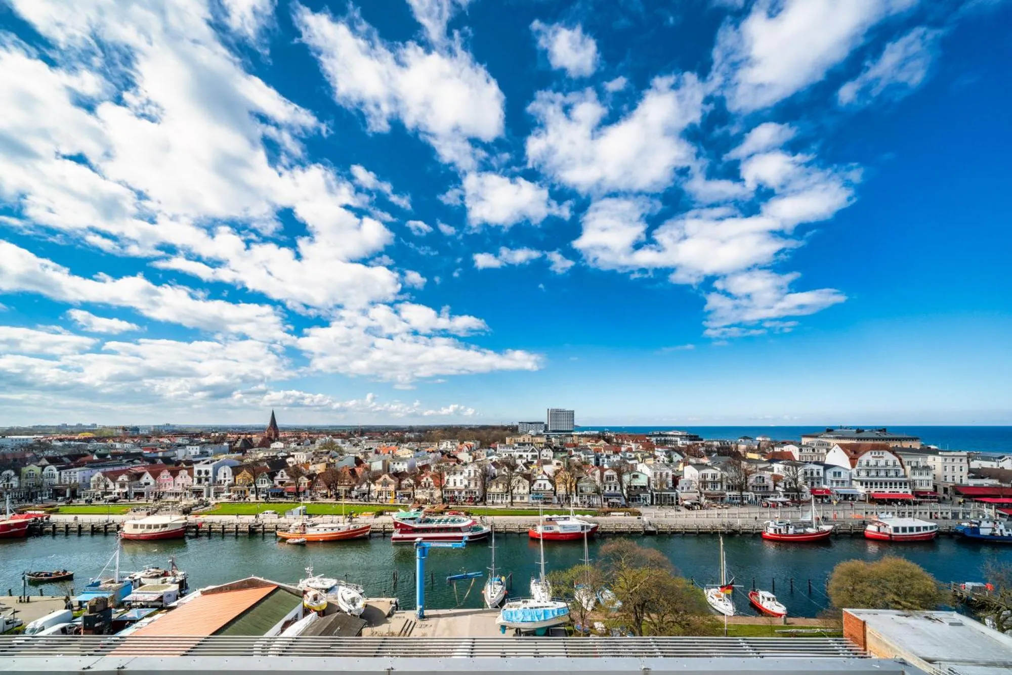 Bird's eye view in WIROtel Warnemünde
