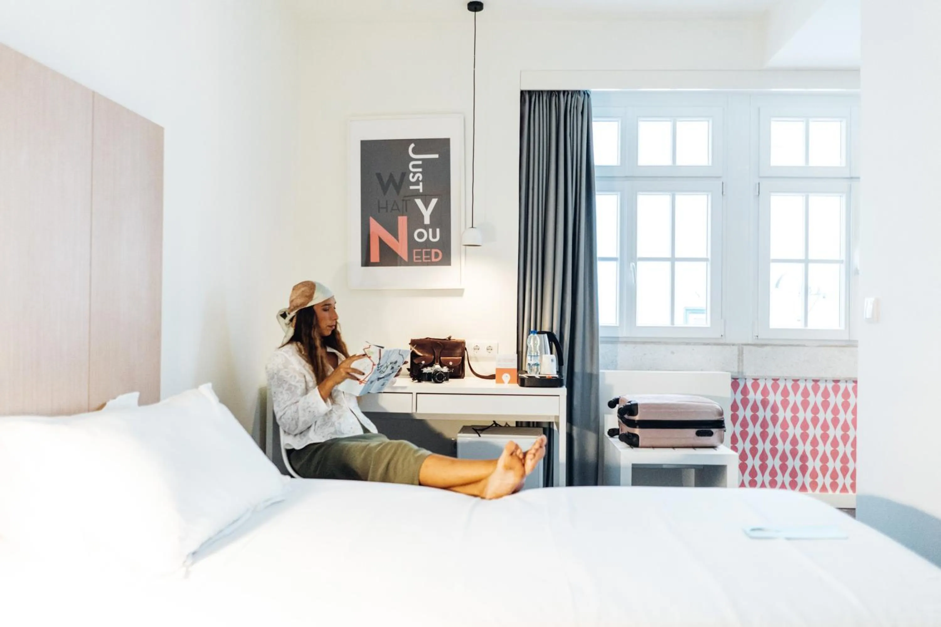 Bed in Stay Hotel Lisboa Centro Chiado