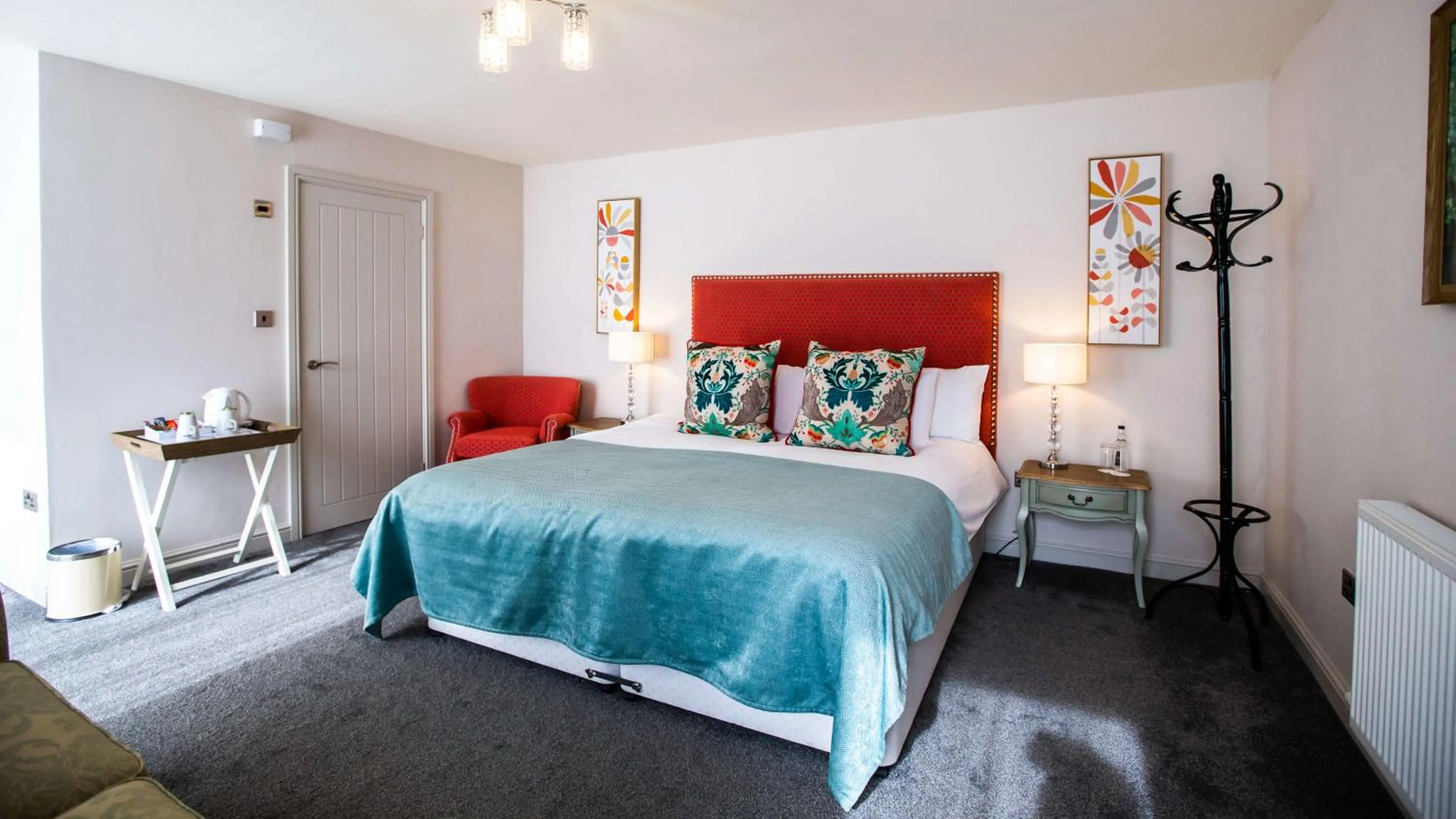 Bed in The Wyndham Hotel