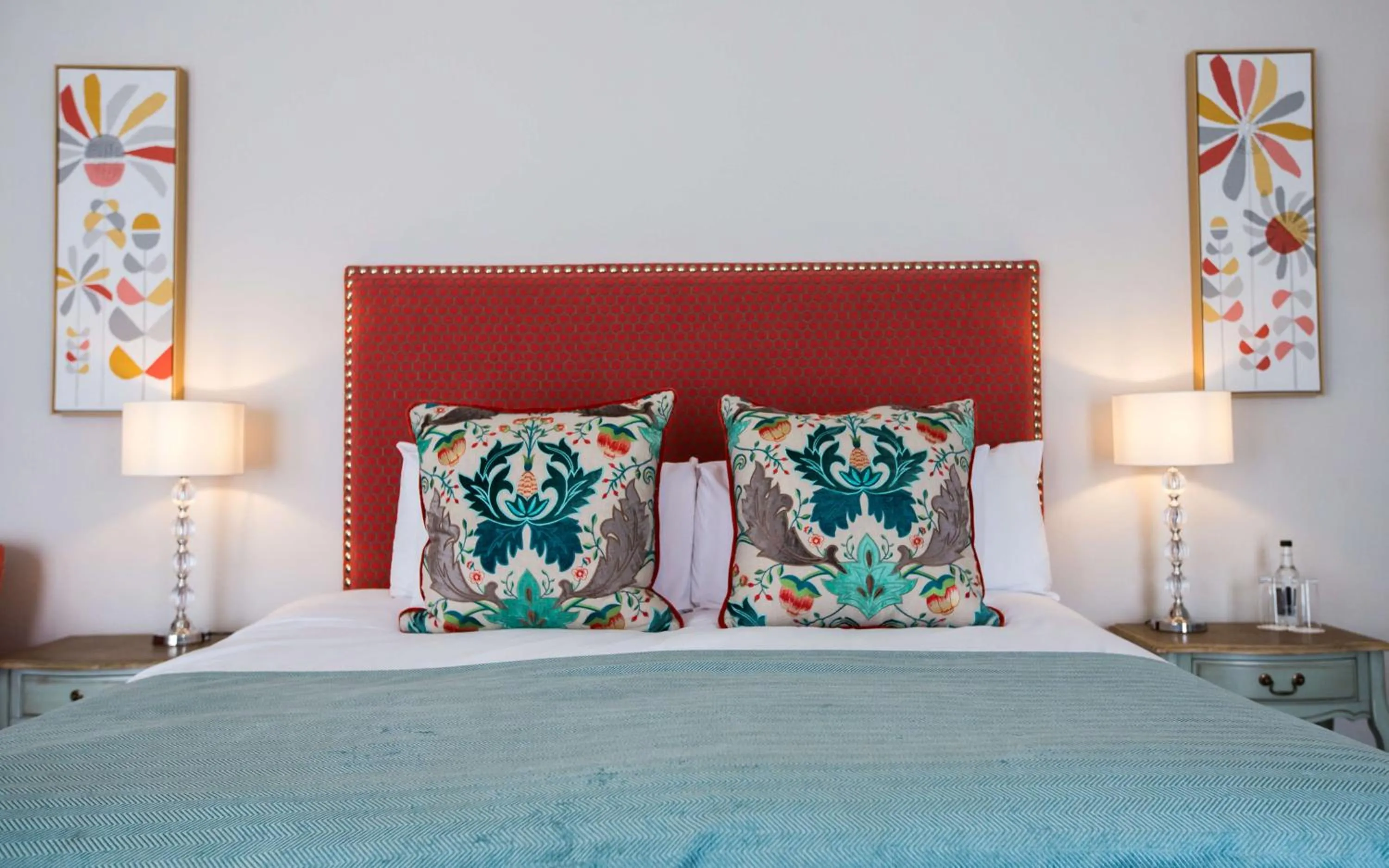 Bed in The Wyndham Hotel