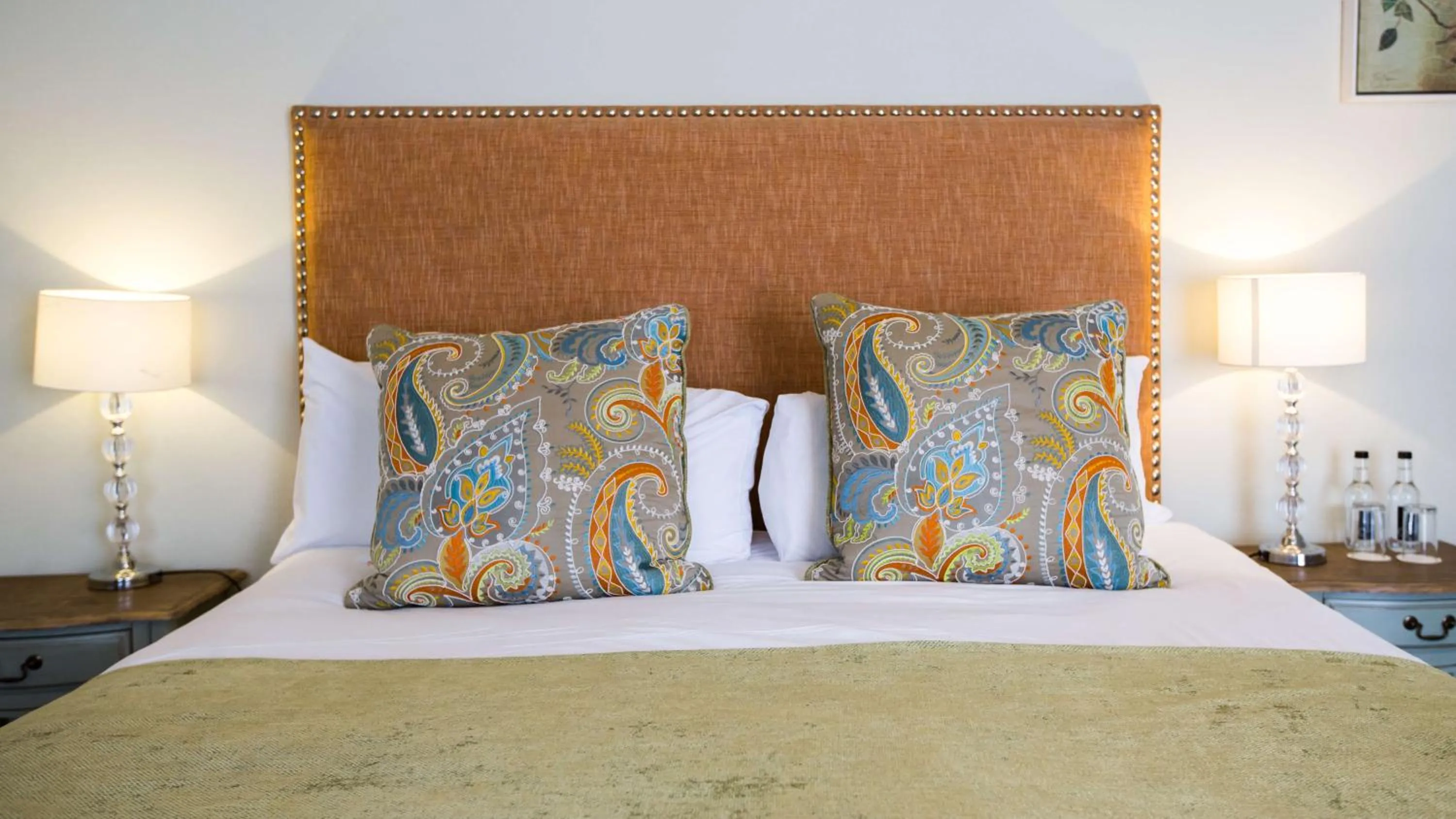 Bed in The Wyndham Hotel